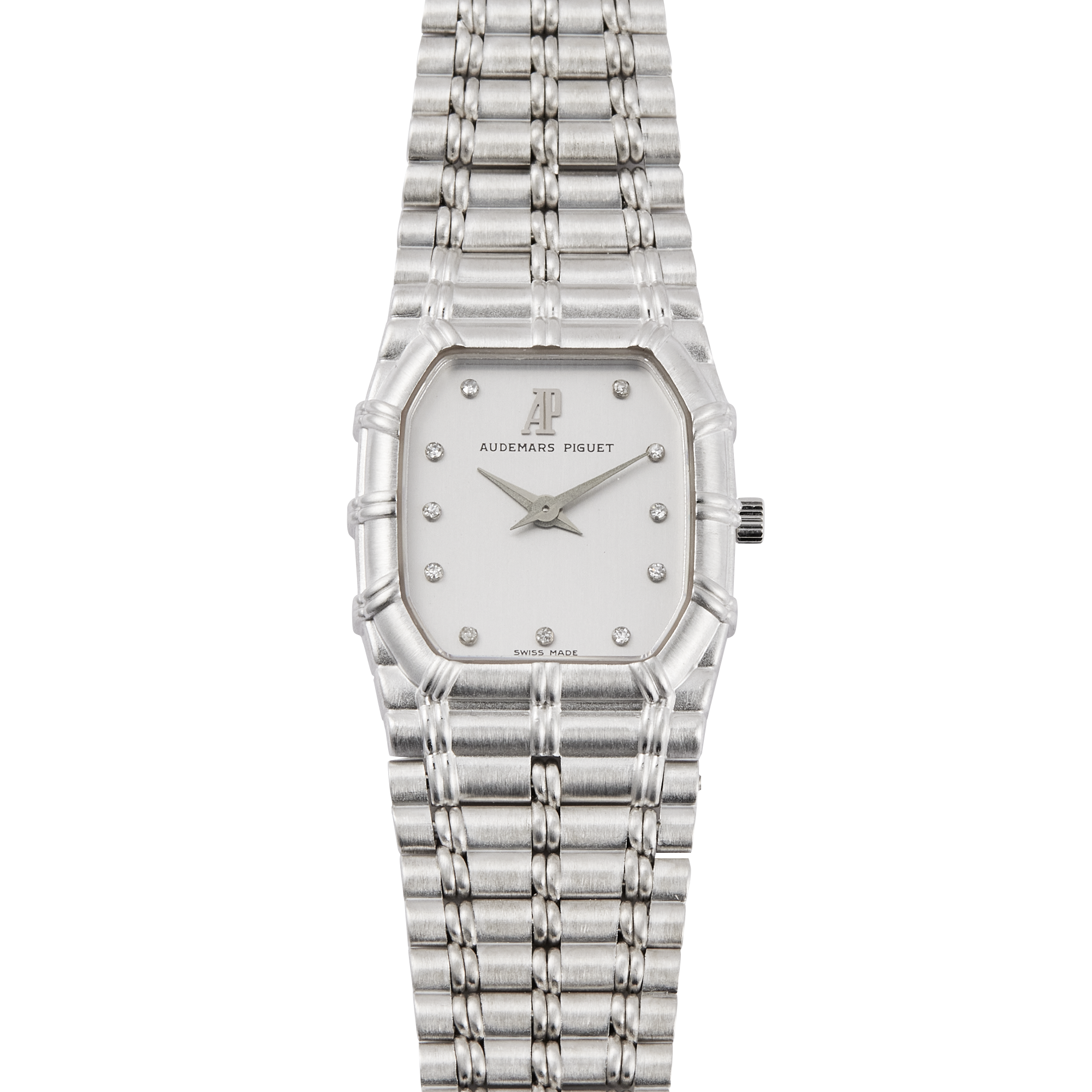 Bamboo Quartz White Gold White Dial 27mm Product Image 1