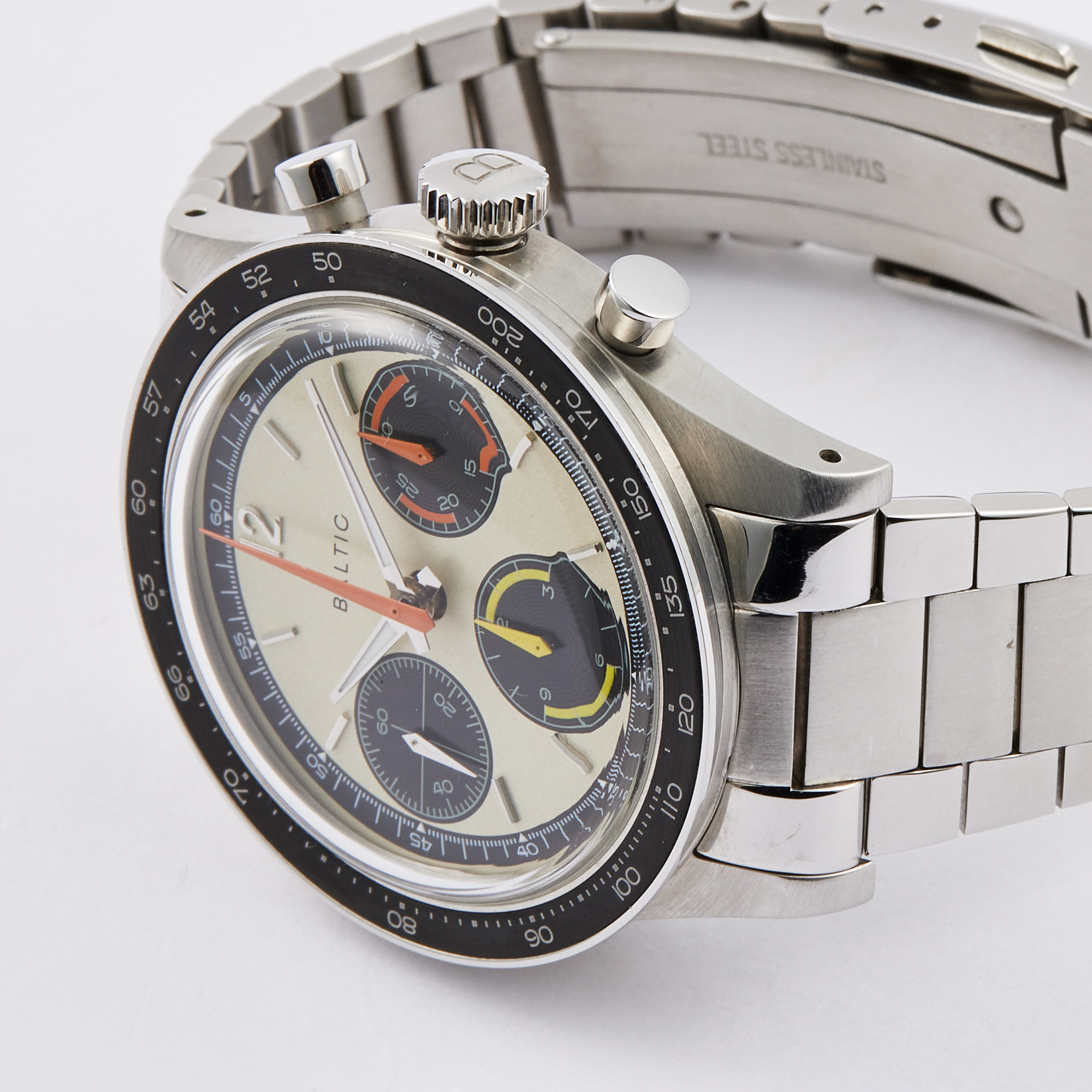 Baltic x Peter Auto Tricompax Steel 39mm Product Image 3