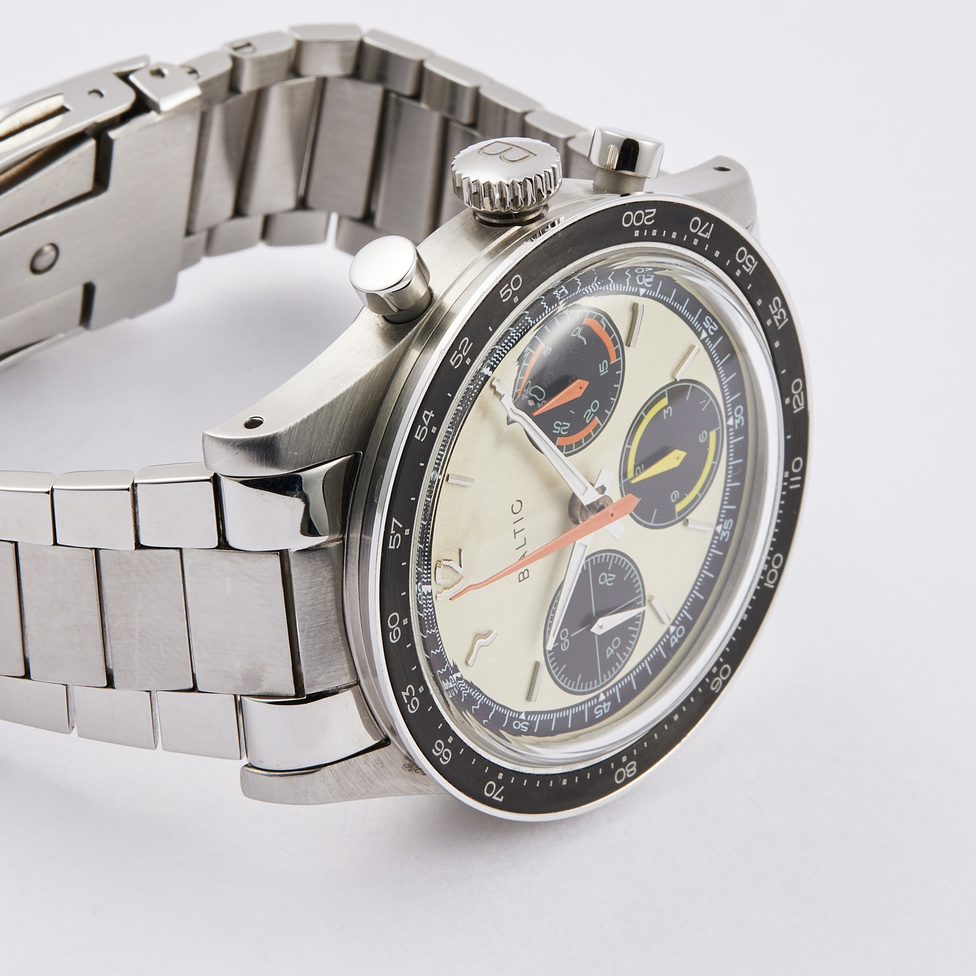 Baltic x Peter Auto Tricompax Steel 39mm Product Image 4