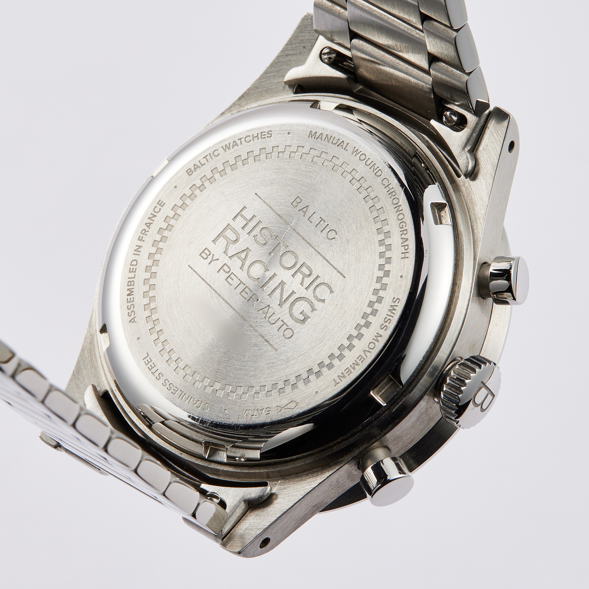 Baltic x Peter Auto Tricompax Steel 39mm Product Image 5