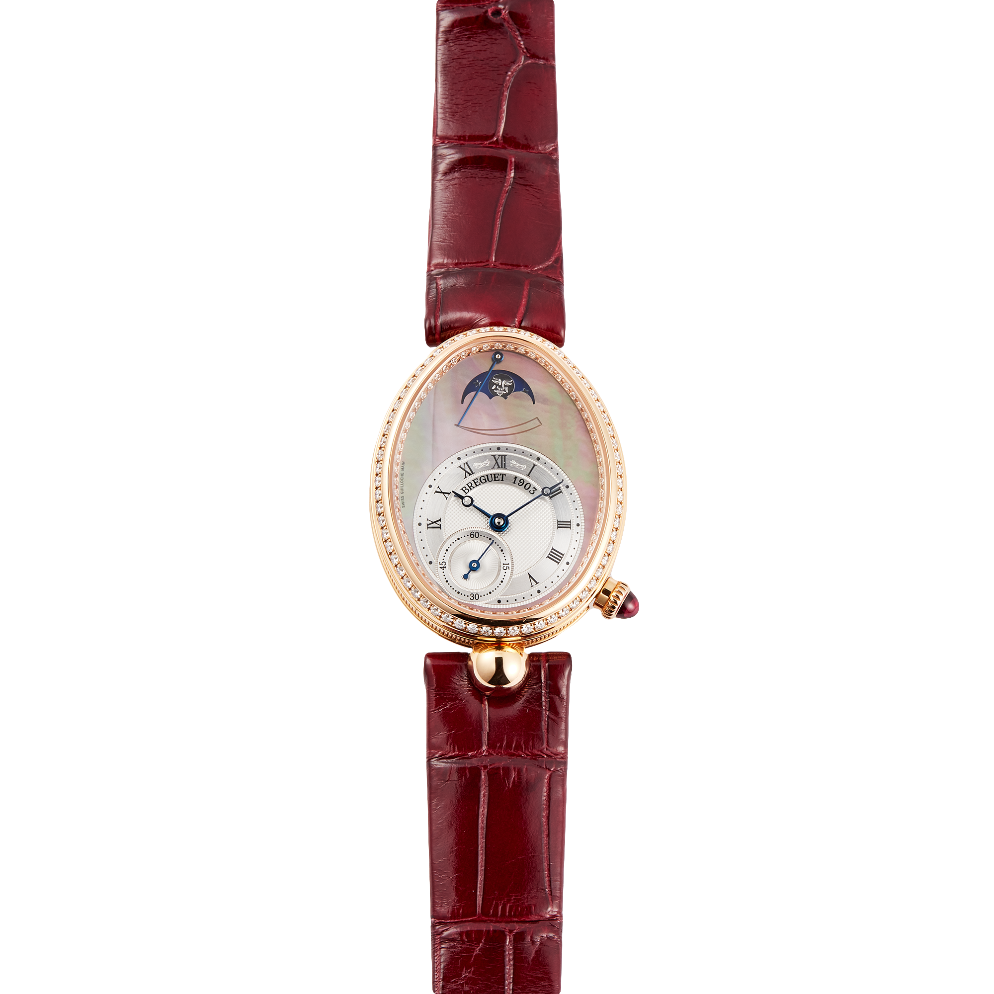 Reine De Naples Rose Gold Diamond Mother of Pearl Dial 28mm Product Image 1