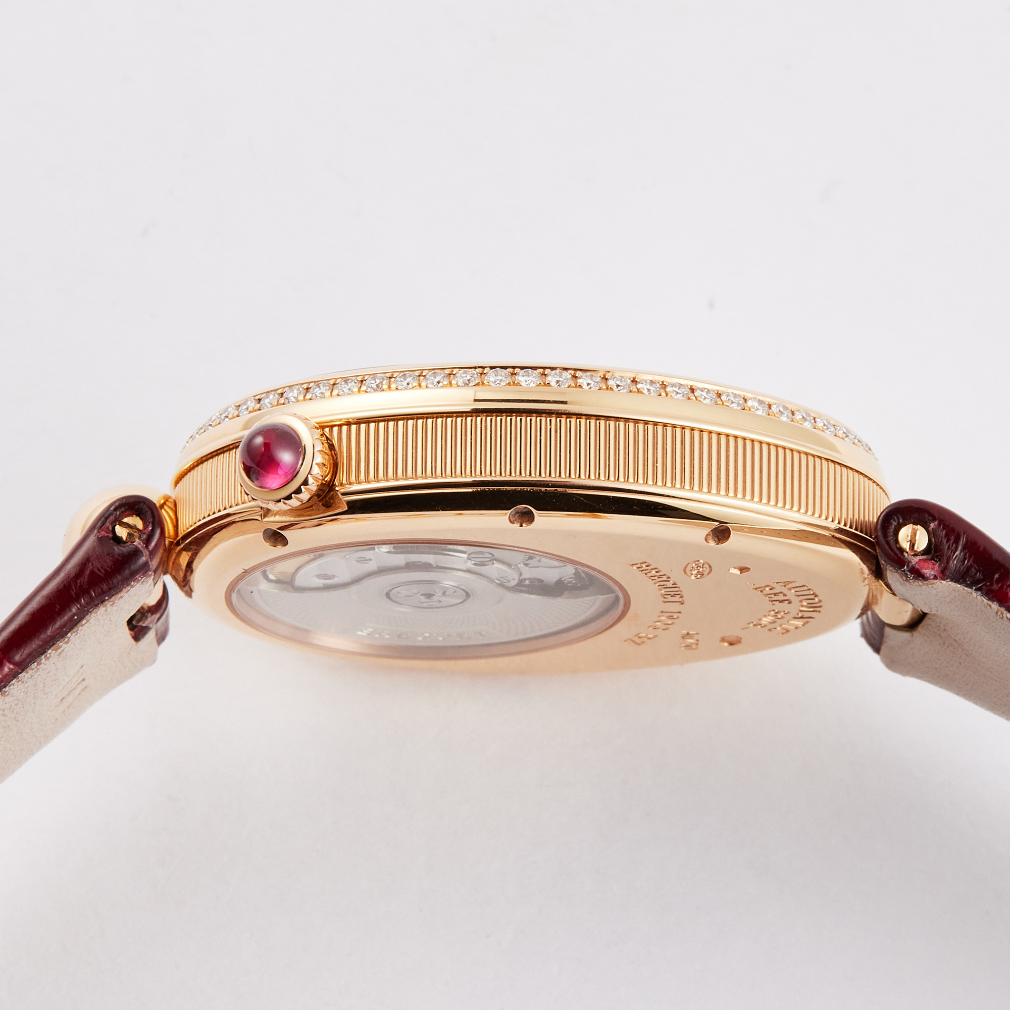 Reine De Naples Rose Gold Diamond Mother of Pearl Dial 28mm Product Image 6