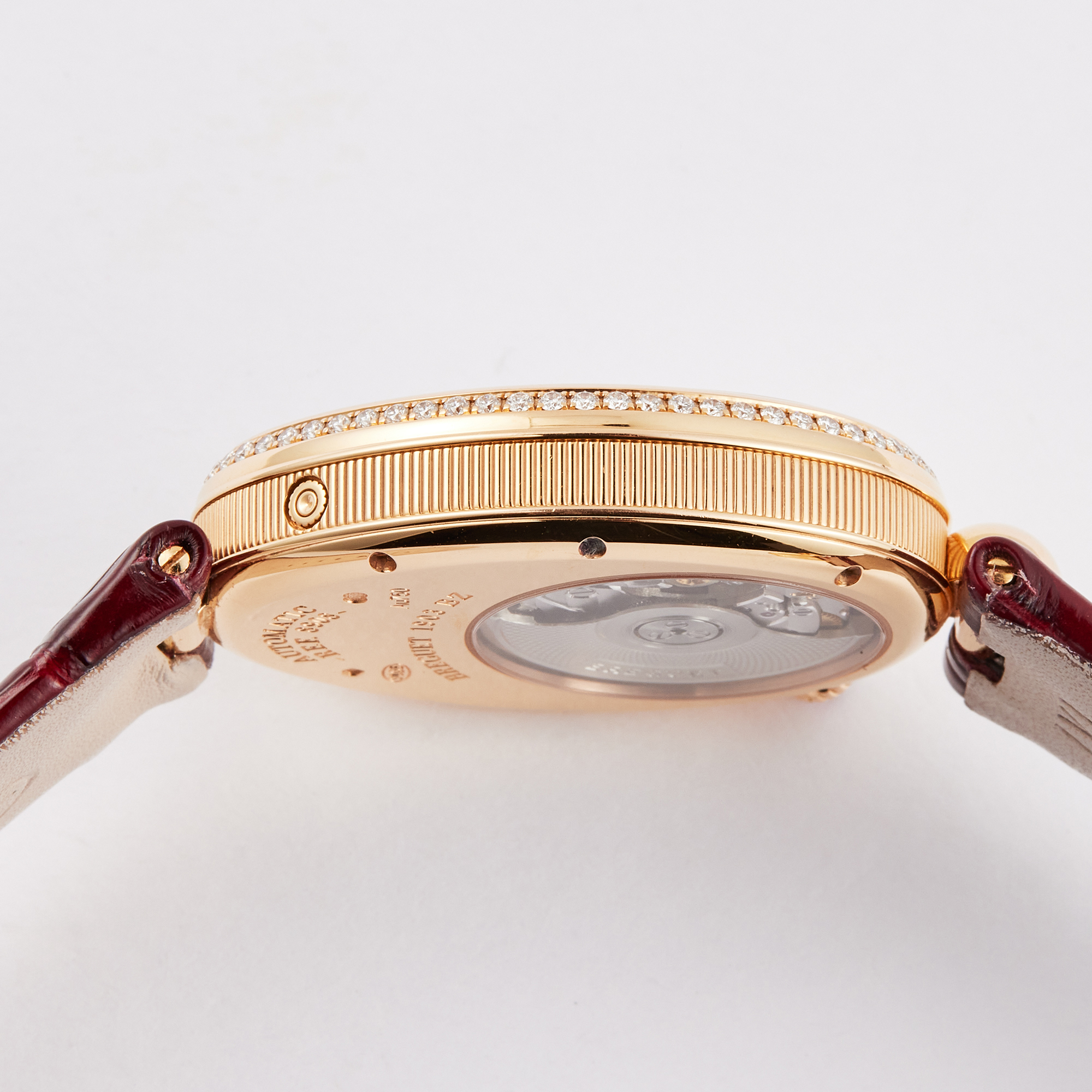 Reine De Naples Rose Gold Diamond Mother of Pearl Dial 28mm Product Image 7