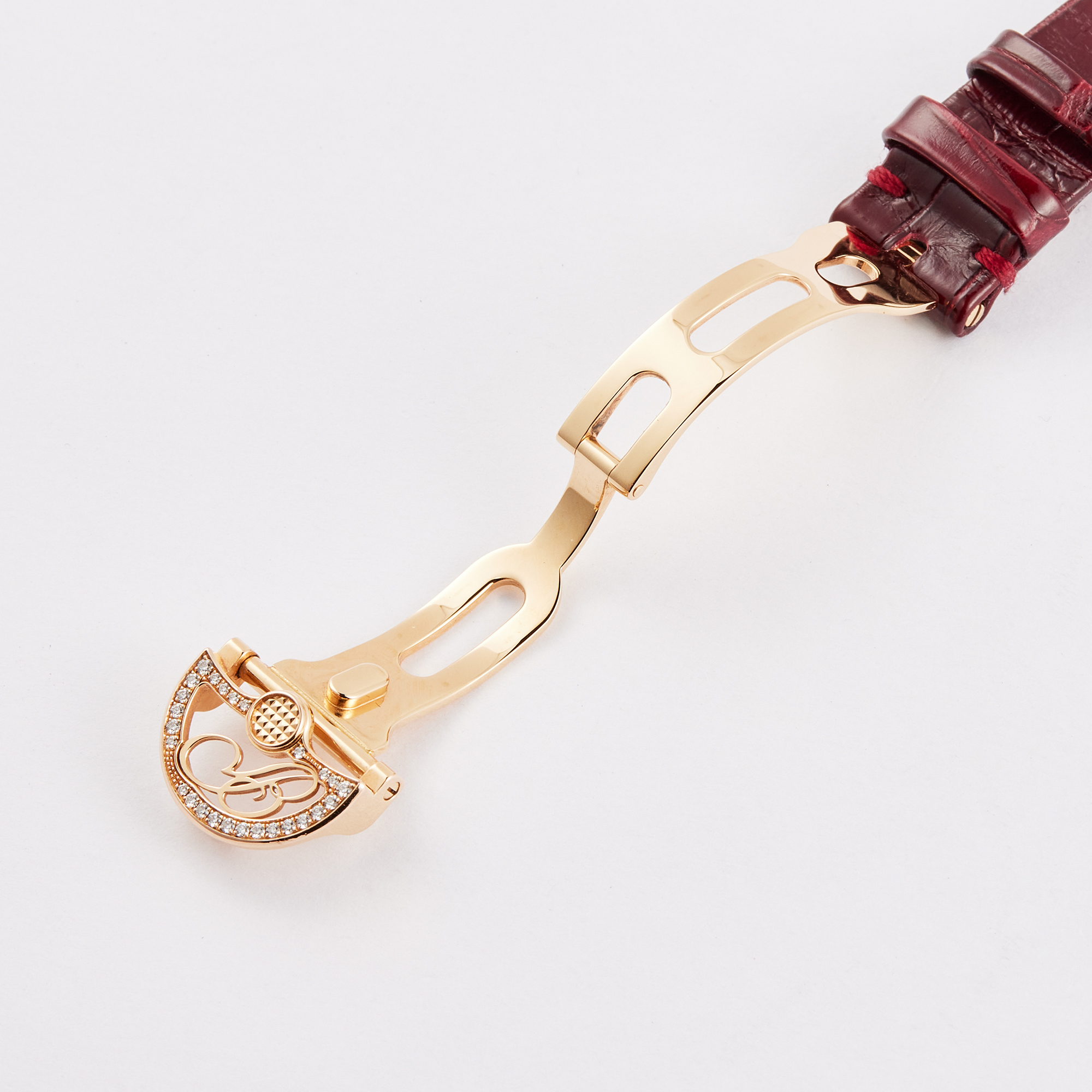 Reine De Naples Rose Gold Diamond Mother of Pearl Dial 28mm Product Image 8