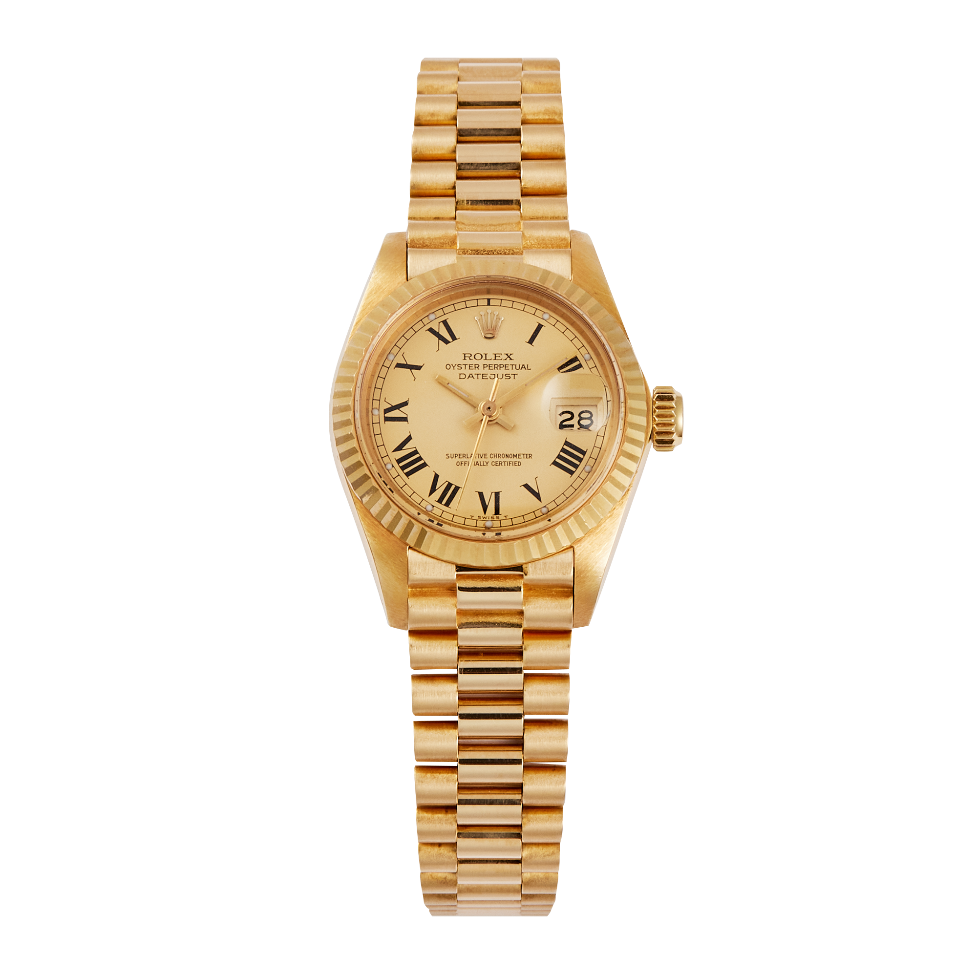 Vintage Datejust Yellow Gold Champagne 25mm Product Image