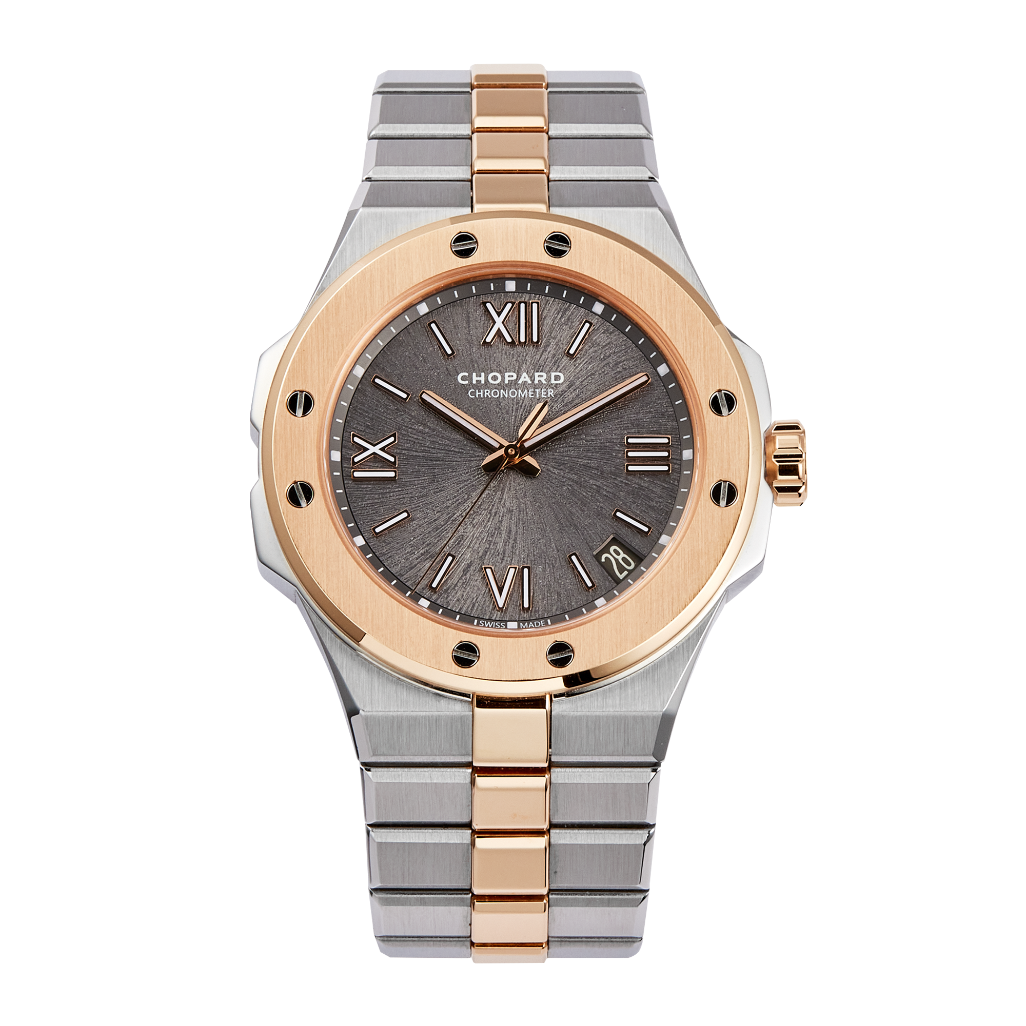 Alpine Eagle 41 Rose Gold & Stainless Steel Grey Dial Product Image