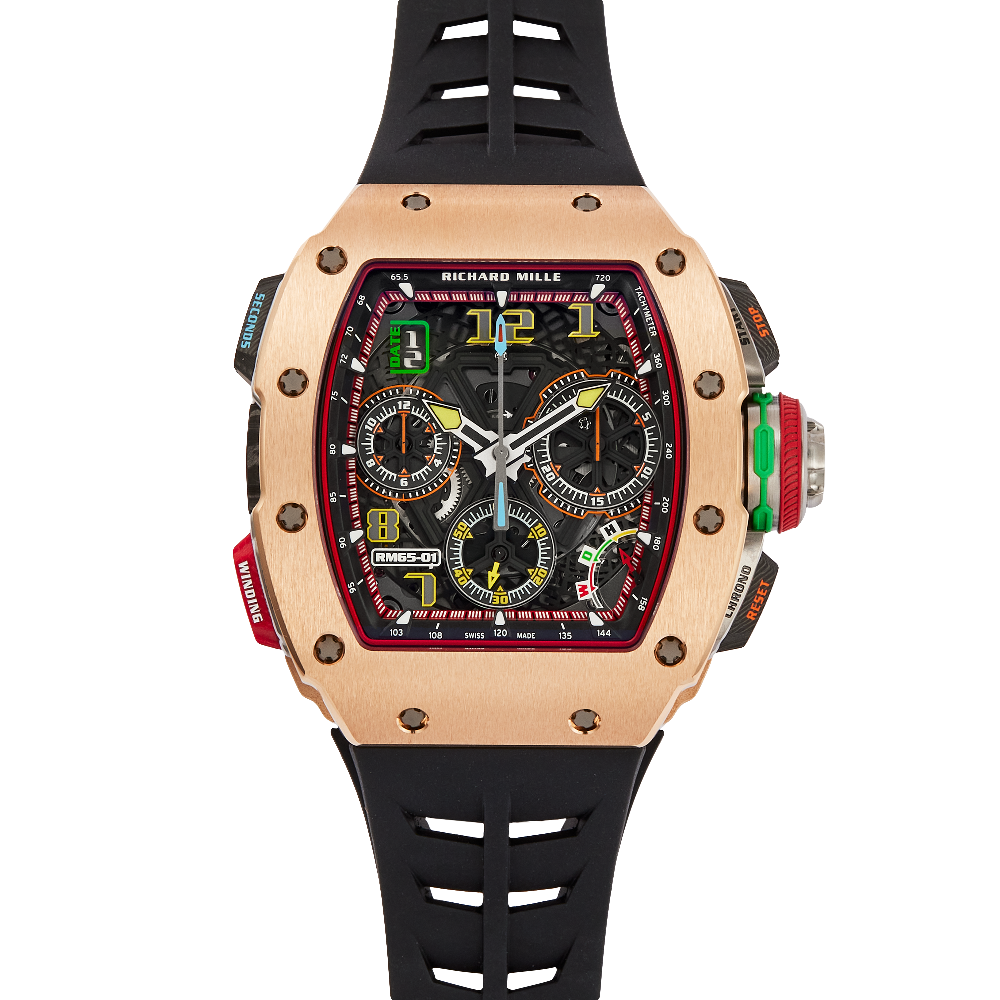 RM65-01 Rose Gold Carbon TPT Product Image 1