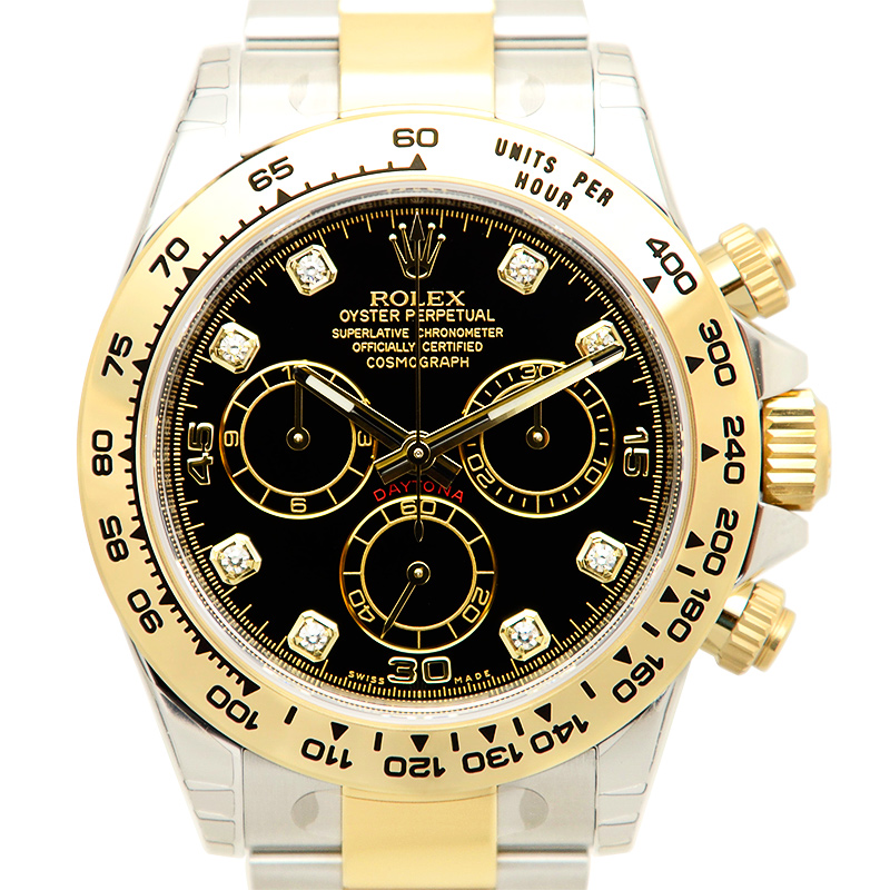 Daytona Yellow Gold & Steel Black Dial 40mm Product Image 3