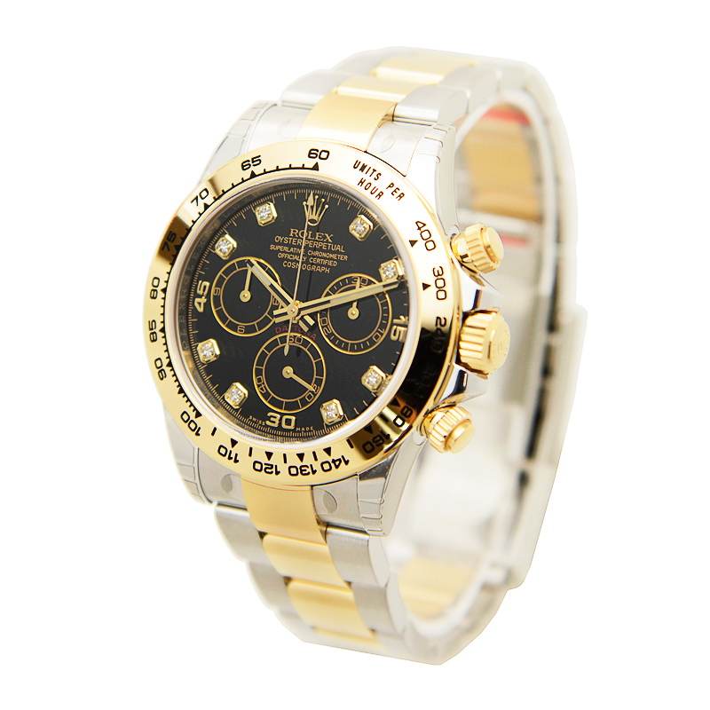 Daytona Yellow Gold & Steel Black Dial 40mm Product Image 2
