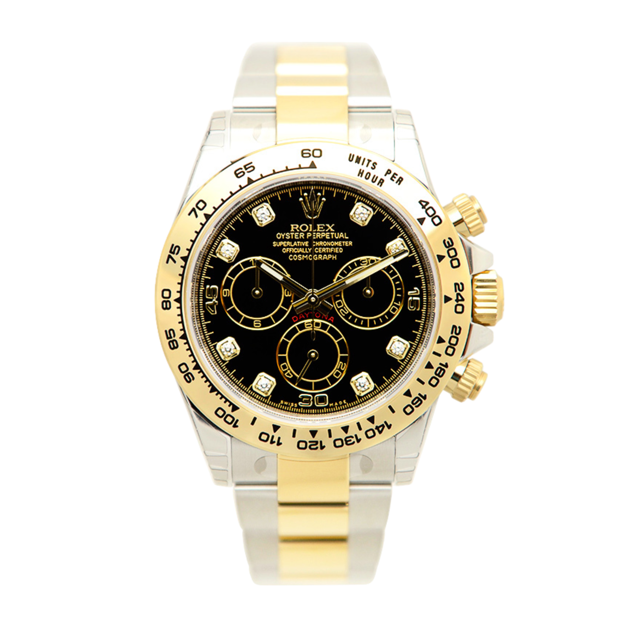 Daytona Yellow Gold & Steel Black Dial 40mm Product Image 1