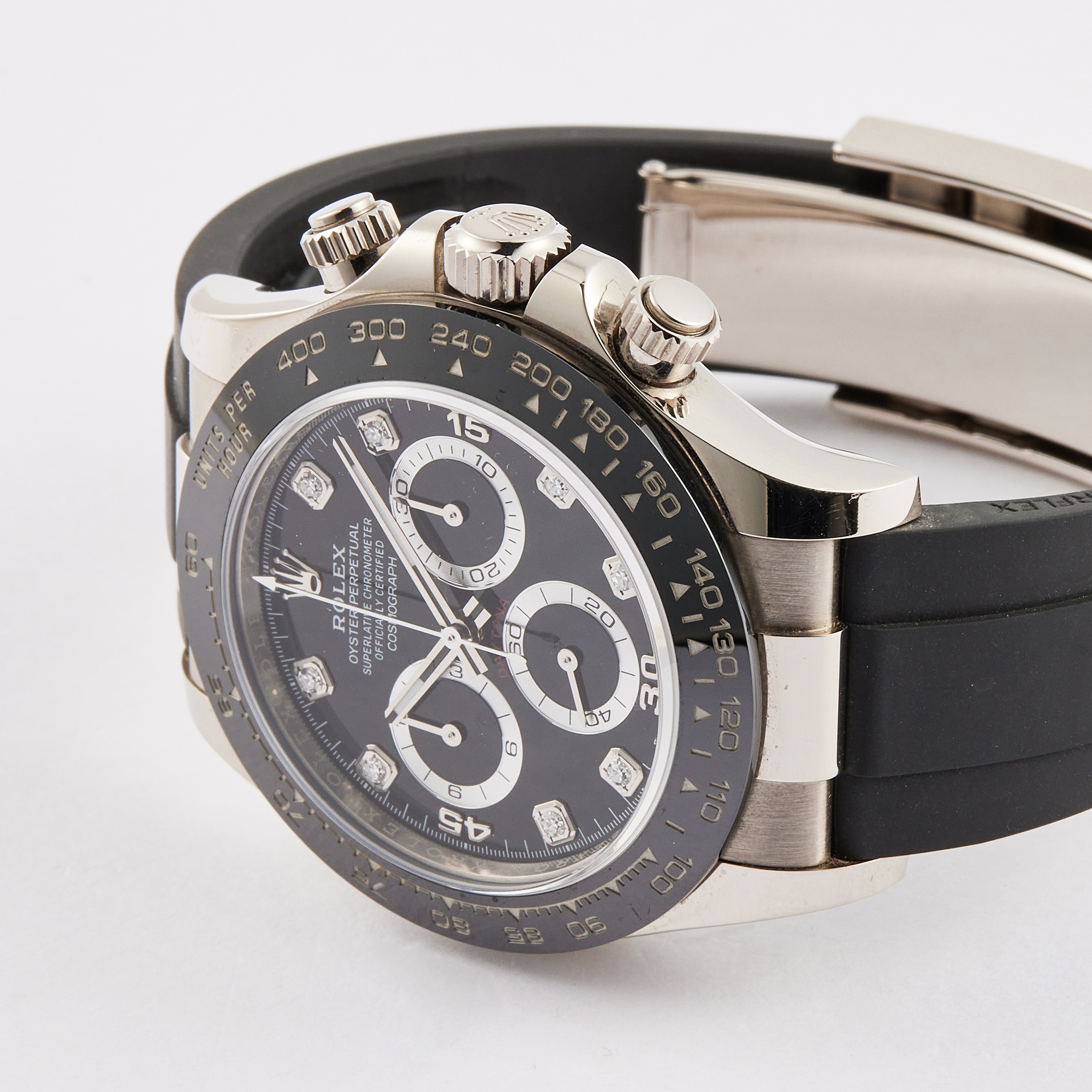 Daytona White Gold Oysterflex Black Dial 40mm Product Image 7
