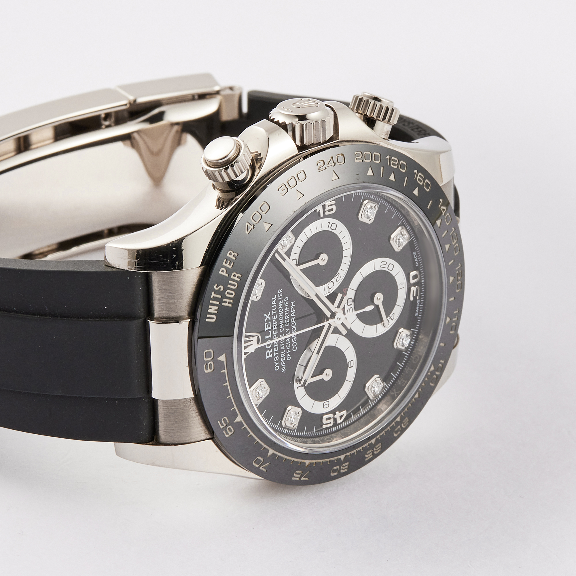 Daytona White Gold Oysterflex Black Dial 40mm Product Image 1