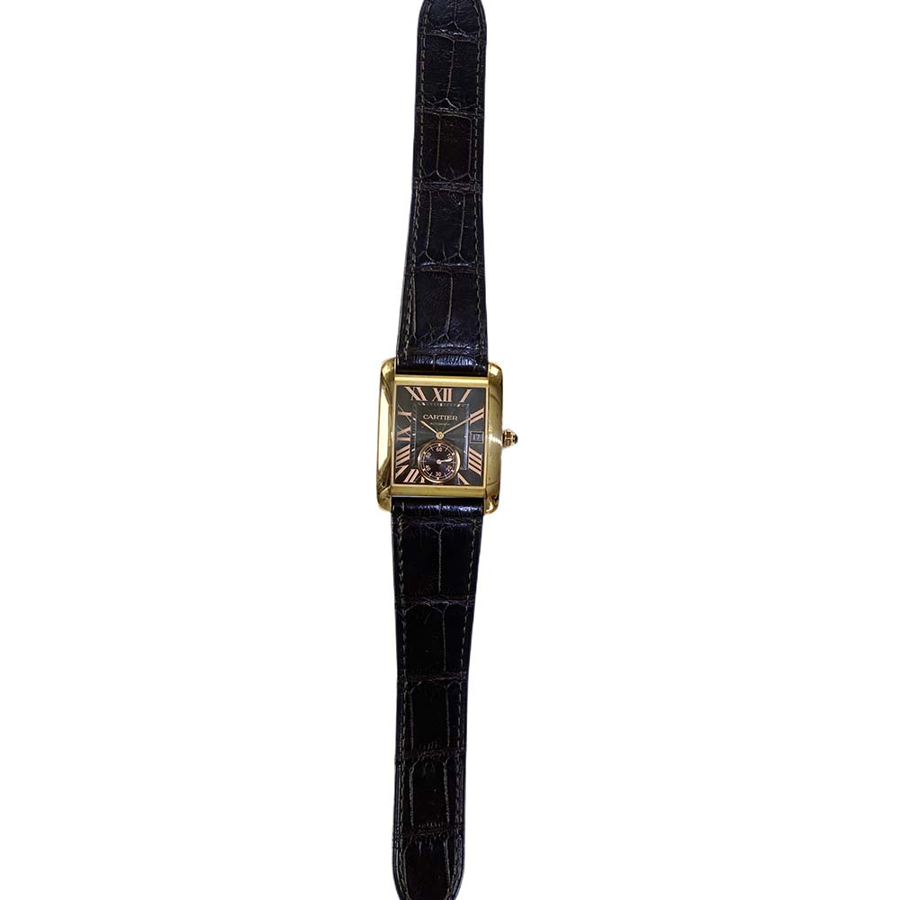 Tank MC Rose Gold Brown Dial 34mm Product Image 3