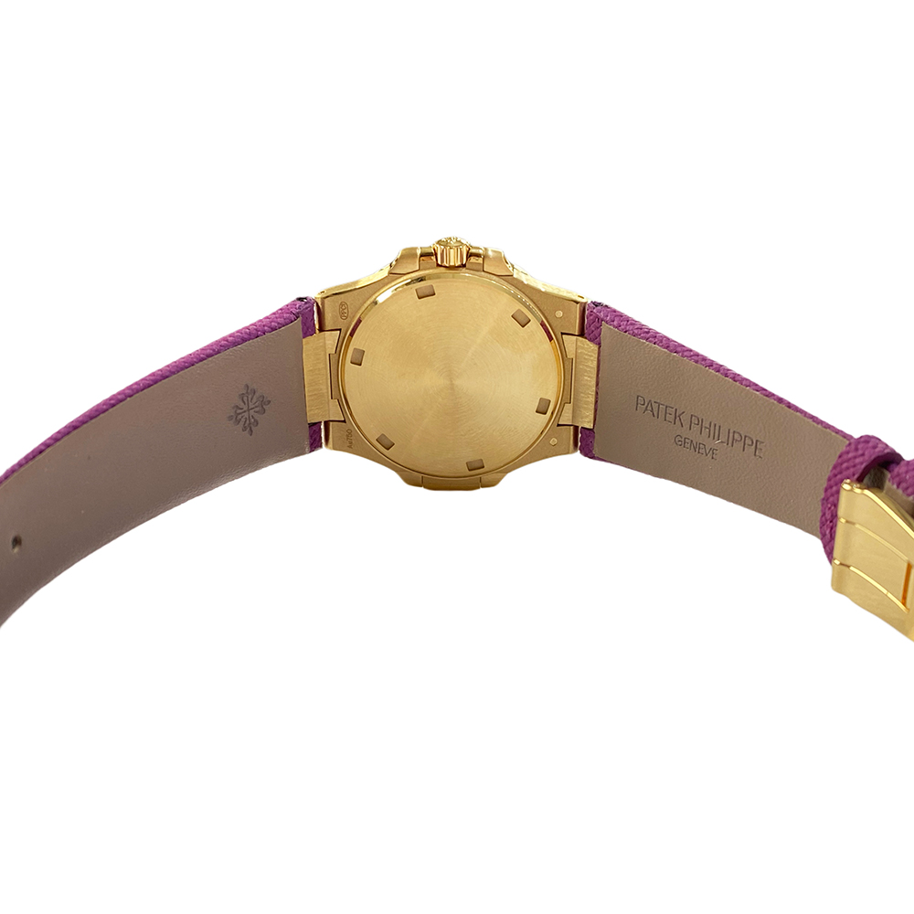 Nautilus Rose Gold Diamond Purple Dial 32mm Product Image 5