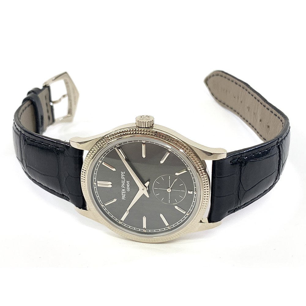 Calatrava Clous de Paris White Gold Grey Dial 39mm Product Image 3