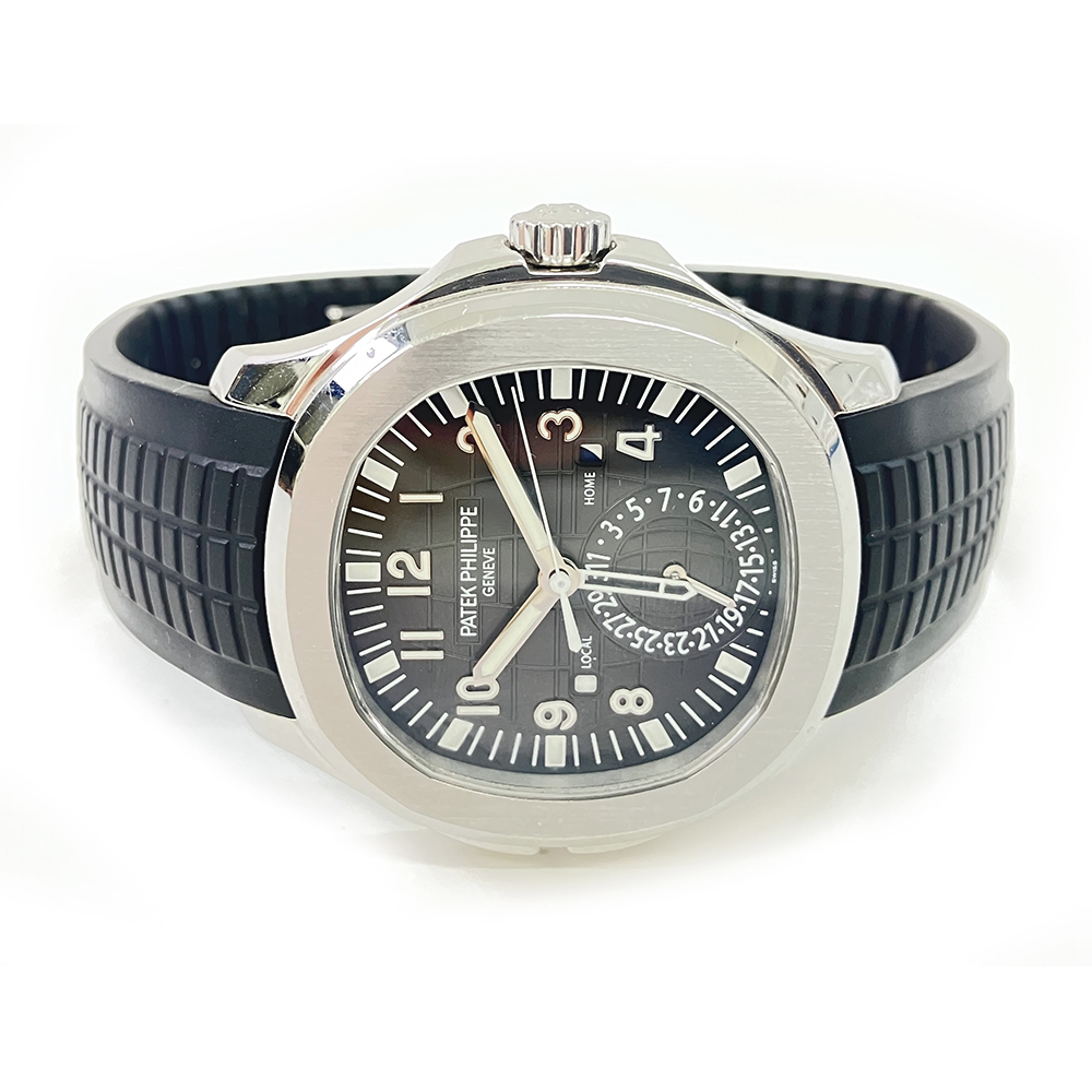 Aquanaut Travel Time Steel Black Dial 40mm Product Image 3