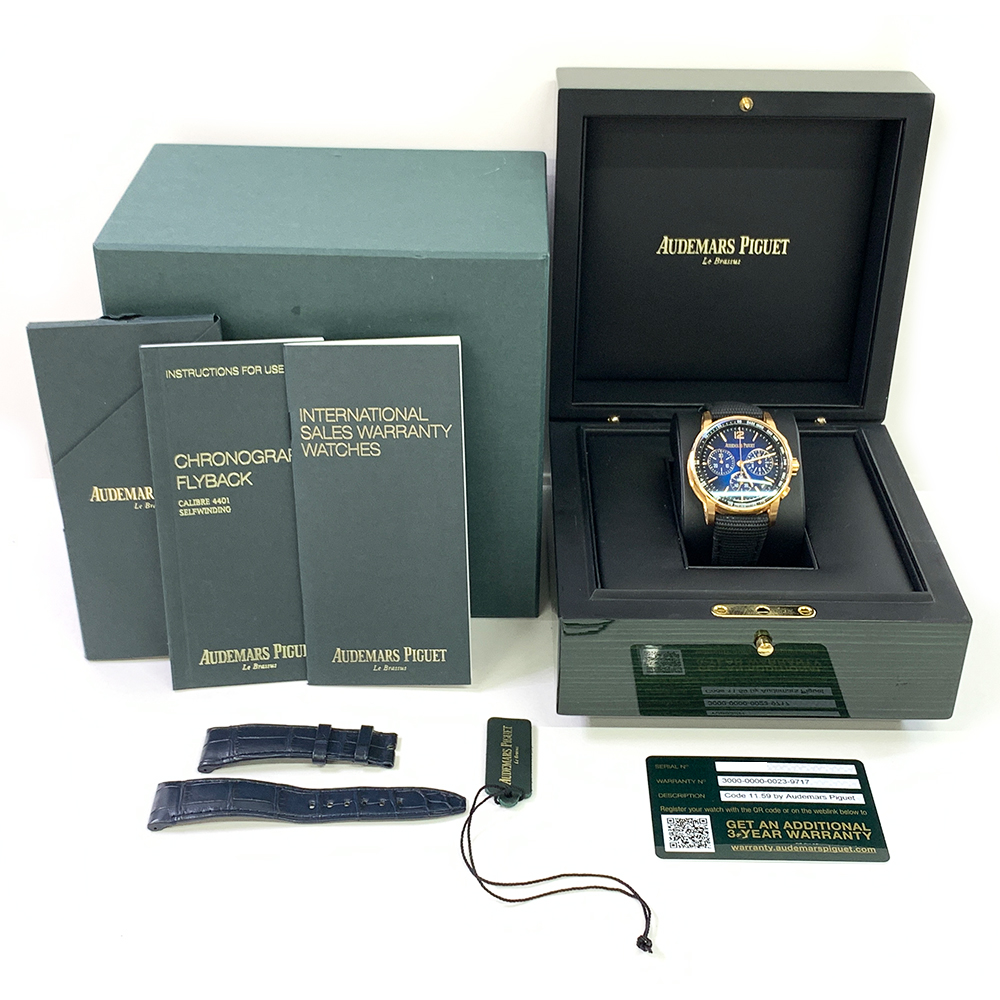 Code 11.59 Rose Gold Blue Dial 41mm Product Image 9