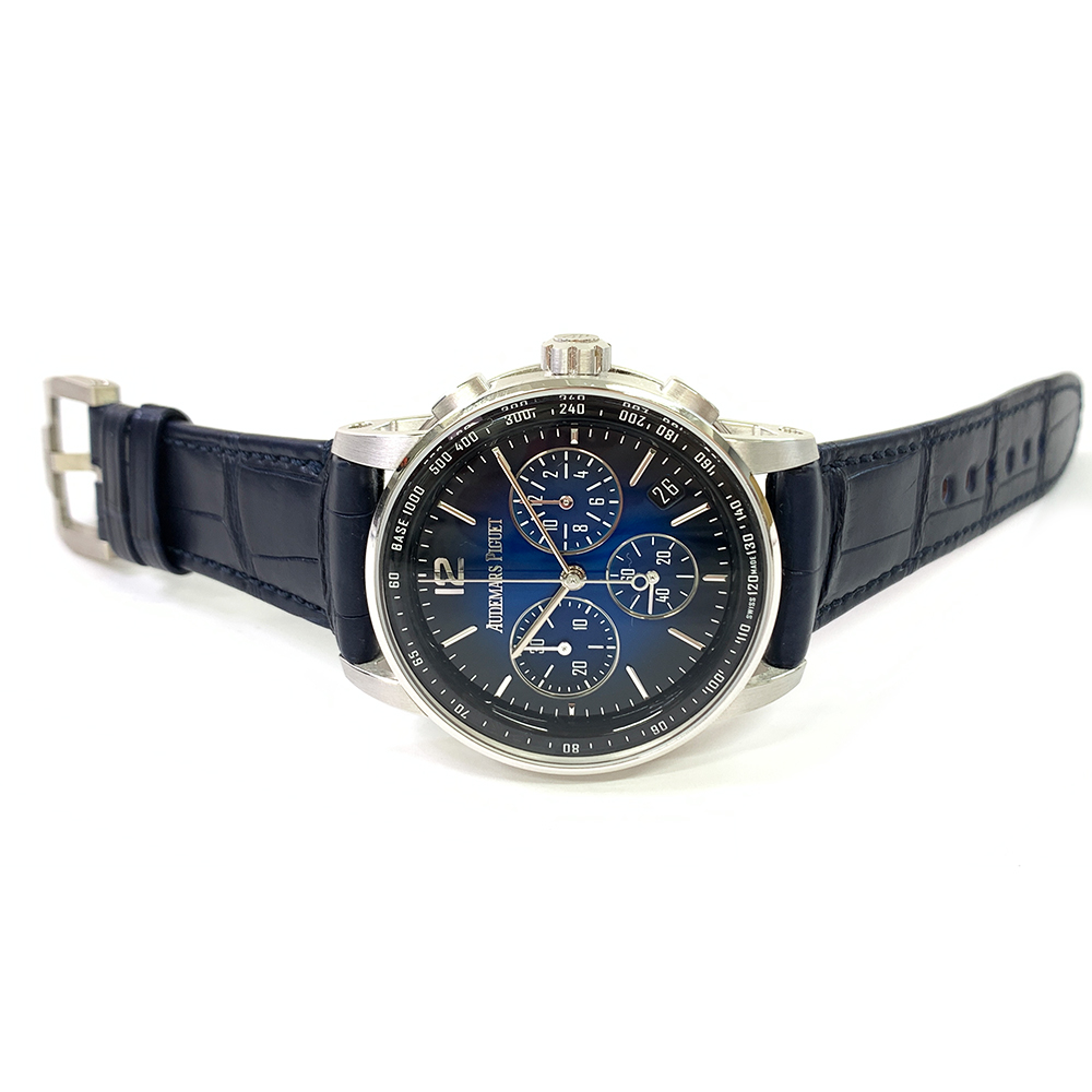 Code 11.59 Chronograph White Gold Blue Dial 41mm Product Image 6