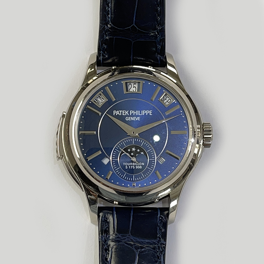 Grand Complications Tourbillon Minute Repeater Perpetual Calendar White Gold Blue Dial 41mm Product Image 7