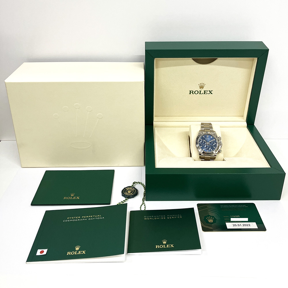 Daytona White Gold Blue Dial 40mm Product Image 6