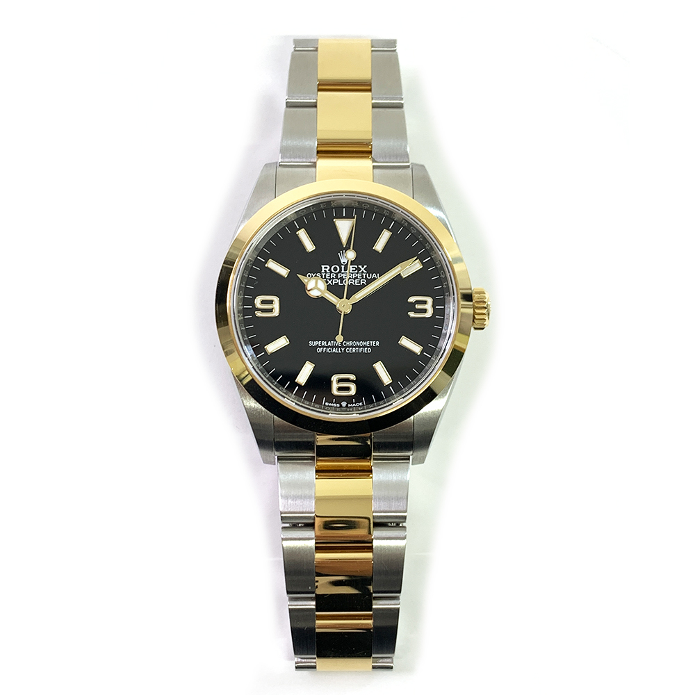 Explorer Yellow Gold & Steel Black Dial 36mm Product Image 2