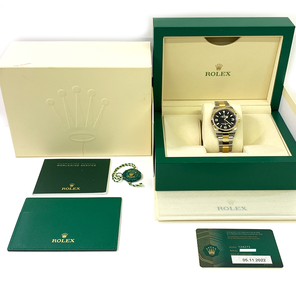 Explorer Yellow Gold & Steel Black Dial 36mm Product Image 6