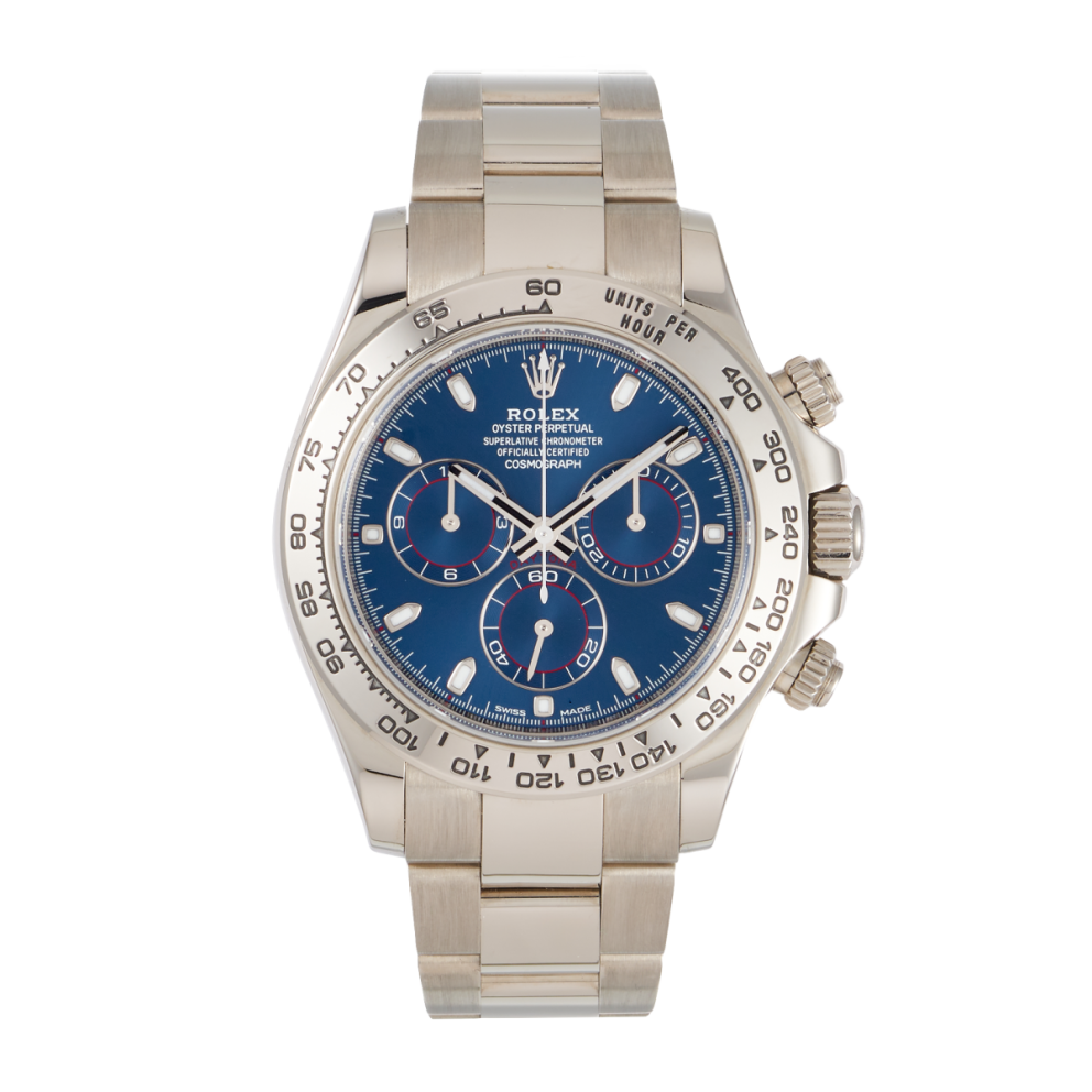 Daytona White Gold Blue Dial 40mm Product Image 1