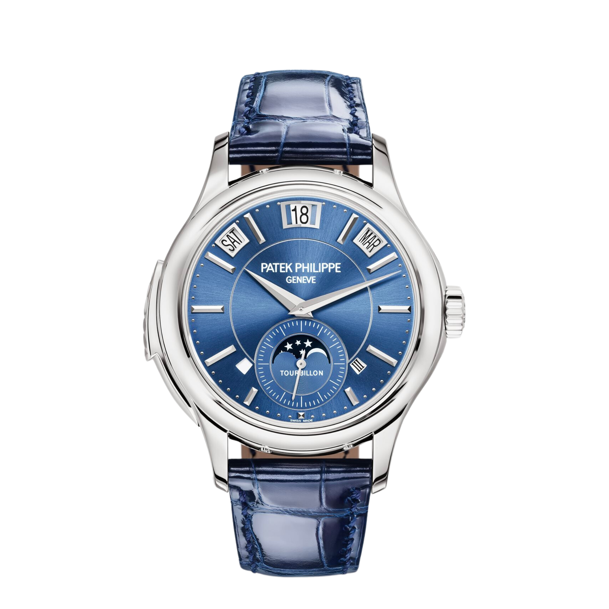 Grand Complications Tourbillon Minute Repeater Perpetual Calendar White Gold Blue Dial 41mm Product Image 1