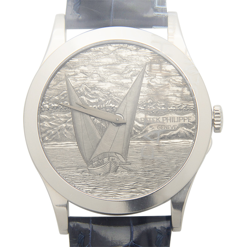 Calatrava Breeze and Storm White Gold Silver Dial 38mm Product Image 2