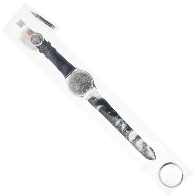 Perpetual Calendar Platinum Black Grey Dial 37mm Product Image 4