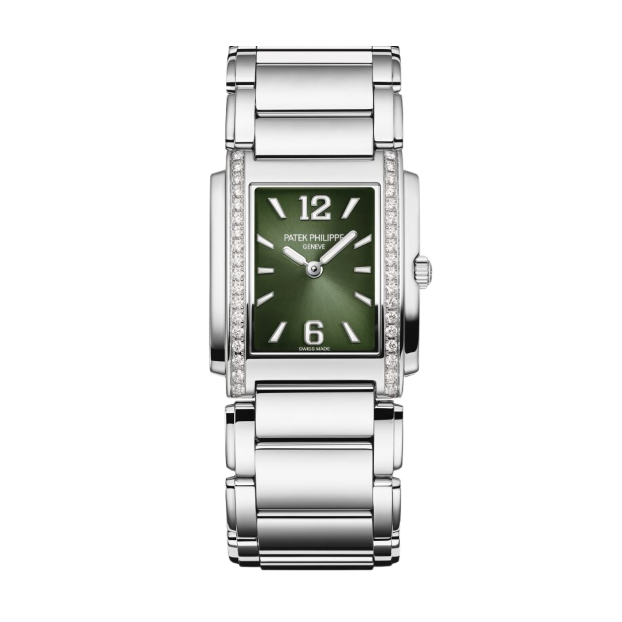 Twenty~4 Manchette Steel Diamond Green Dial 25mm Product Image