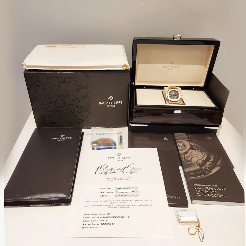 Nautilus Chronograph Rose Gold Black Dial 40mm Product Image 5