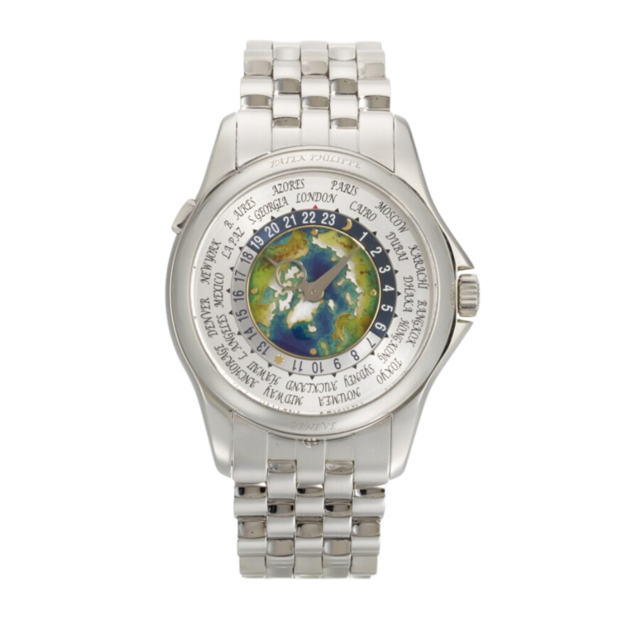 World Time Platinum Cloisonne Enamel Dial 39mm Product Image