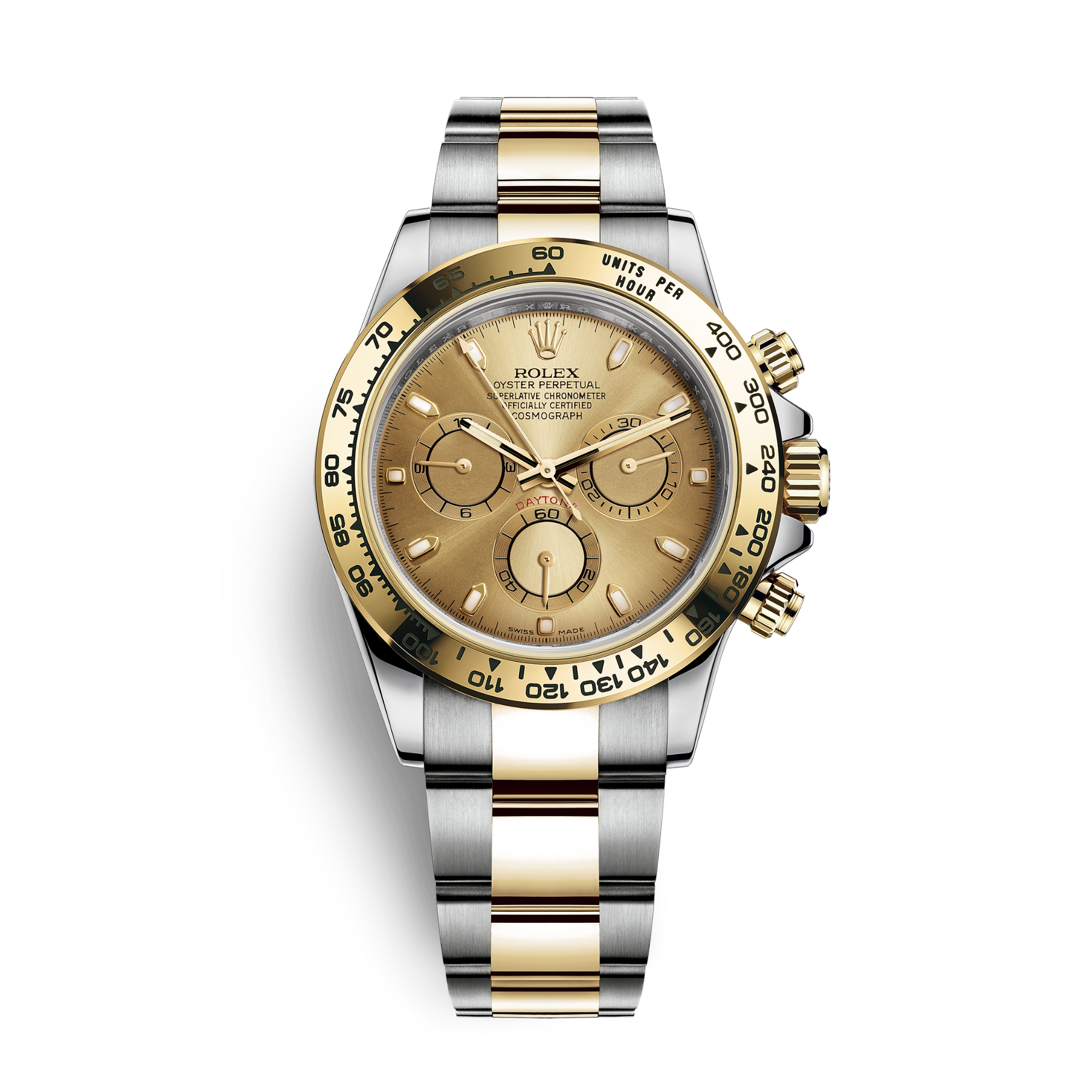 Daytona Yellow Gold & Steel Champagne Dial 40mm Product Image 1