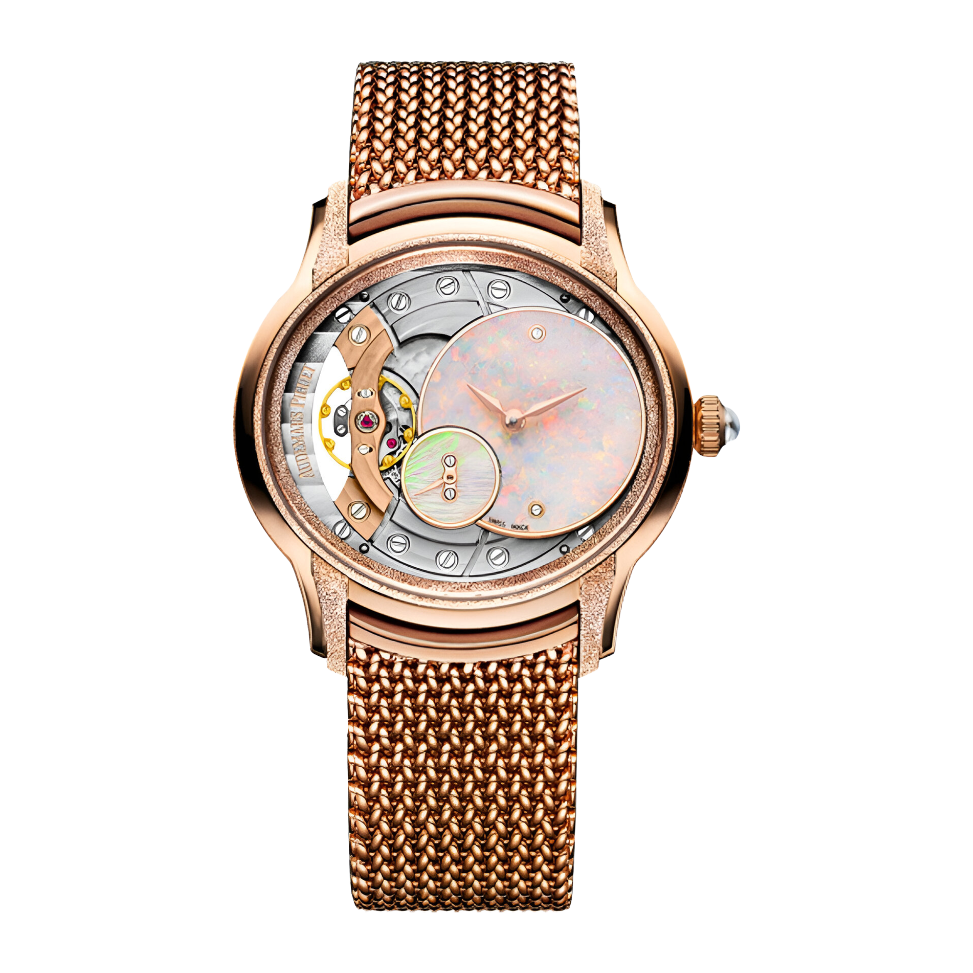 Millenary Frosted Rose Gold Pink Opal Dial 40mm Product Image 1