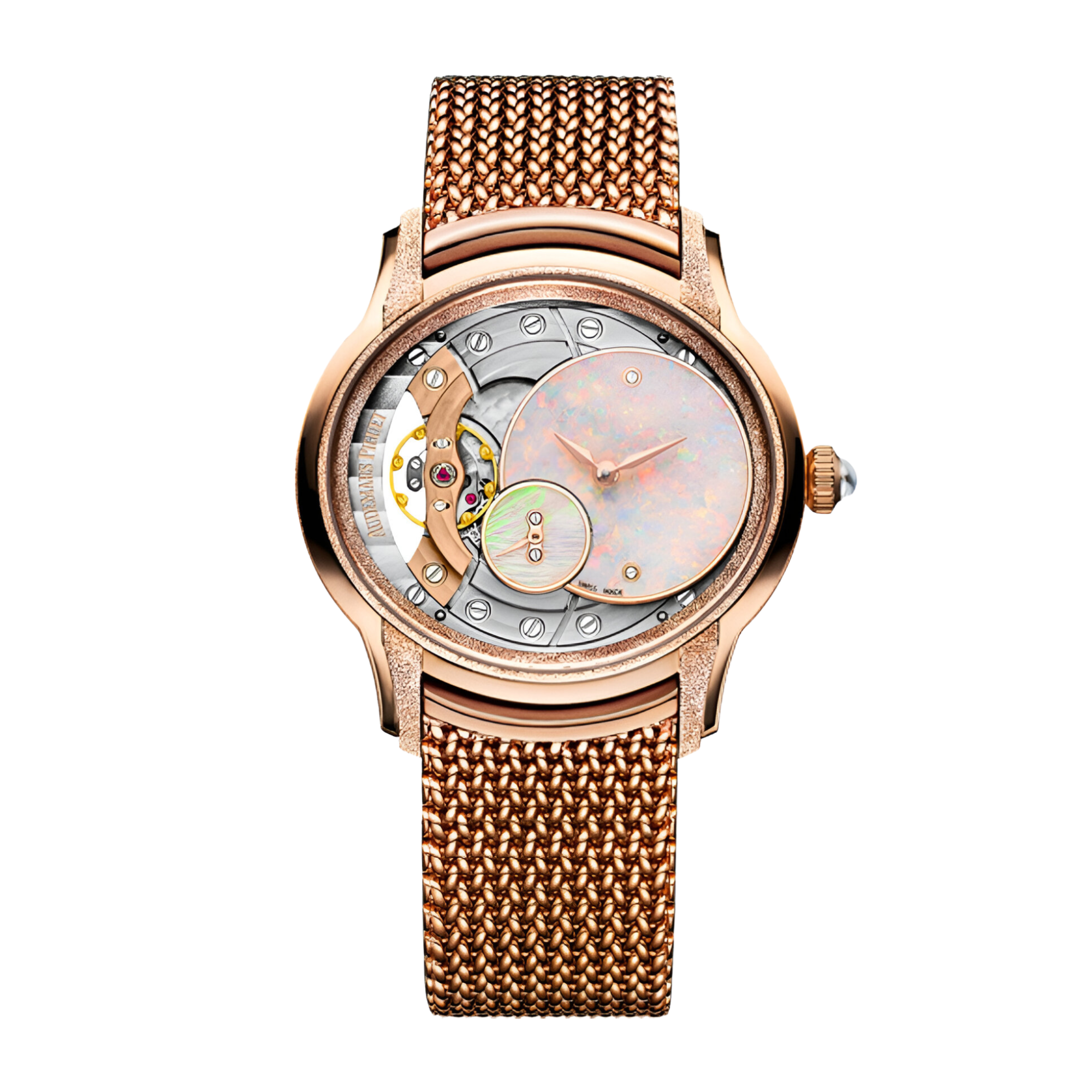 Millenary Frosted Rose Gold Pink Opal Dial 40mm Product Image