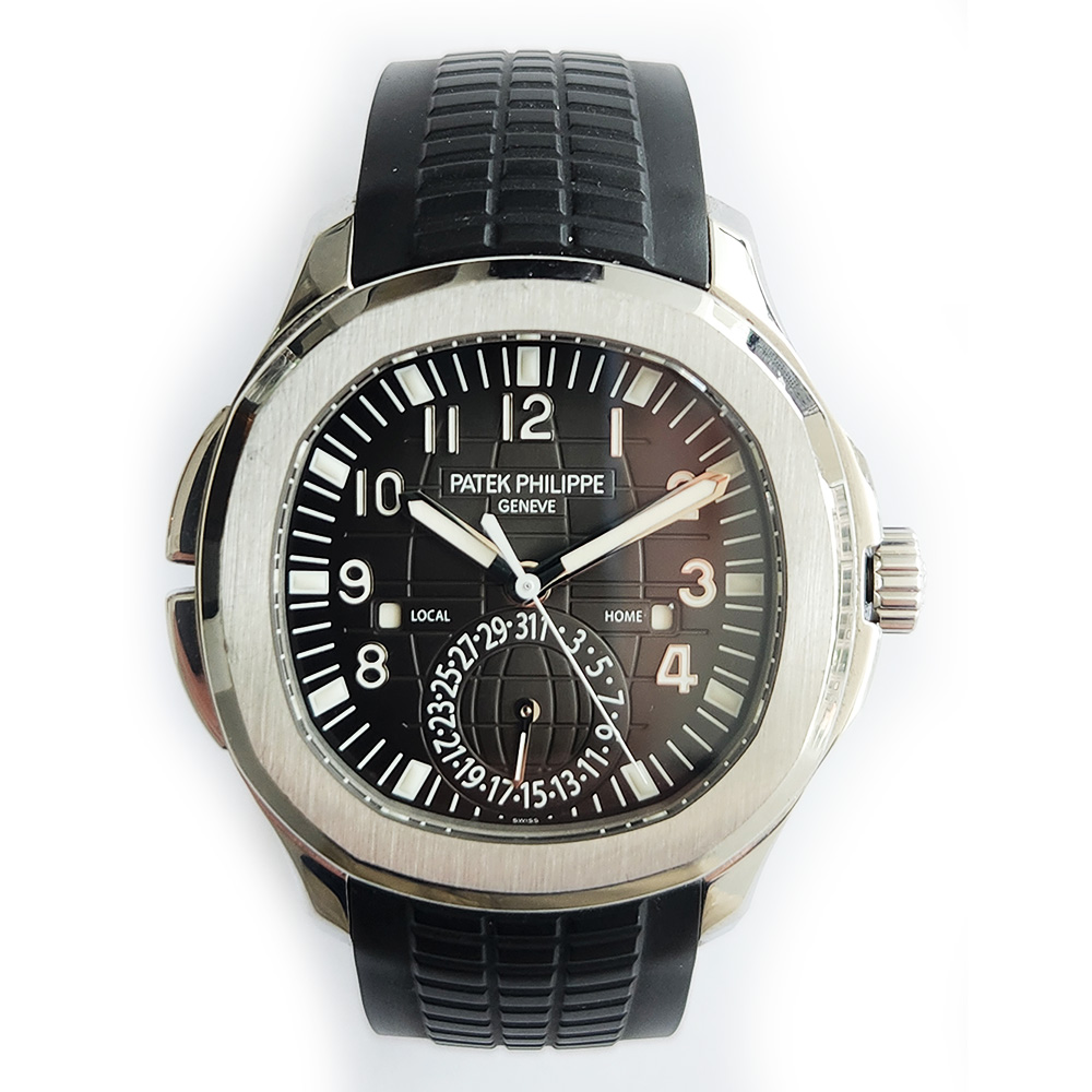 Aquanaut Travel Time Steel Black Dial 40mm Product Image 2