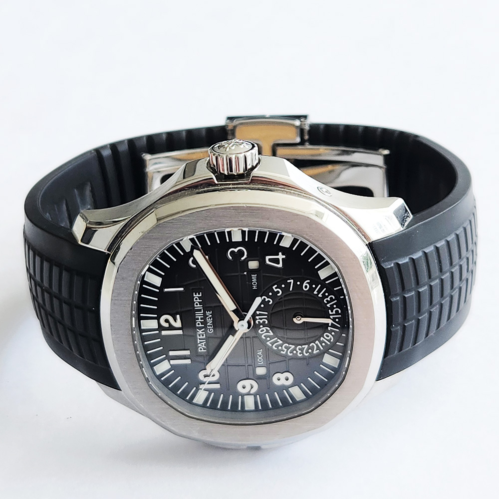 Aquanaut Travel Time Steel Black Dial 40mm Product Image 3