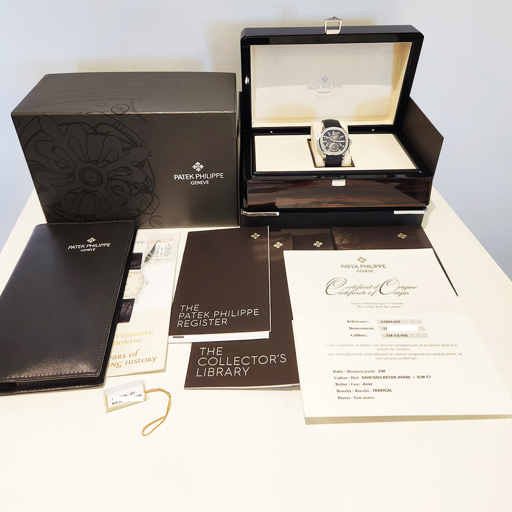 Aquanaut Travel Time Steel Black Dial 40mm Product Image 6