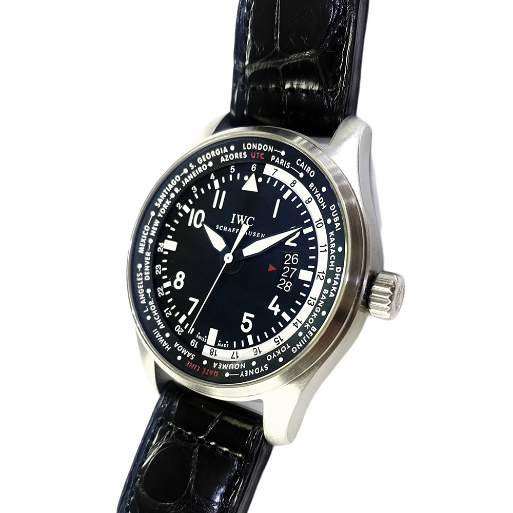 Pilot World Time Steel Black Dial 45mm Product Image 4