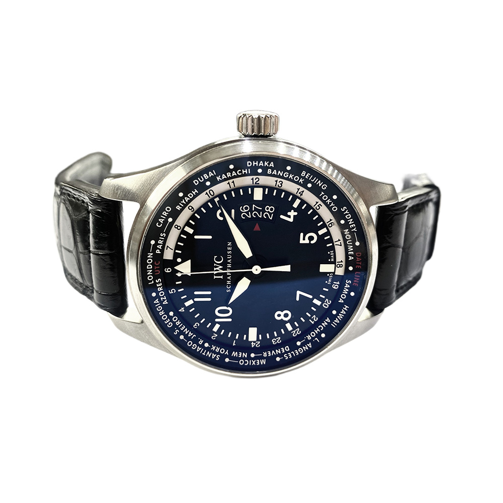 Pilot World Time Steel Black Dial 45mm Product Image 5