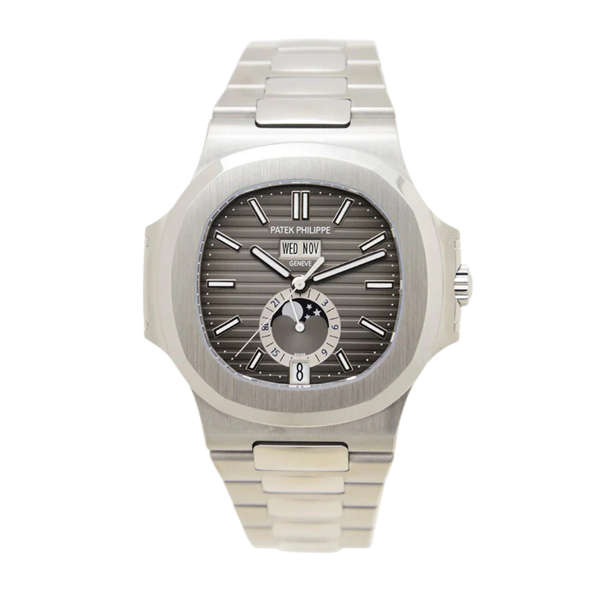 Nautilus Annual Calendar Steel Black Dial 40mm Product Image 1