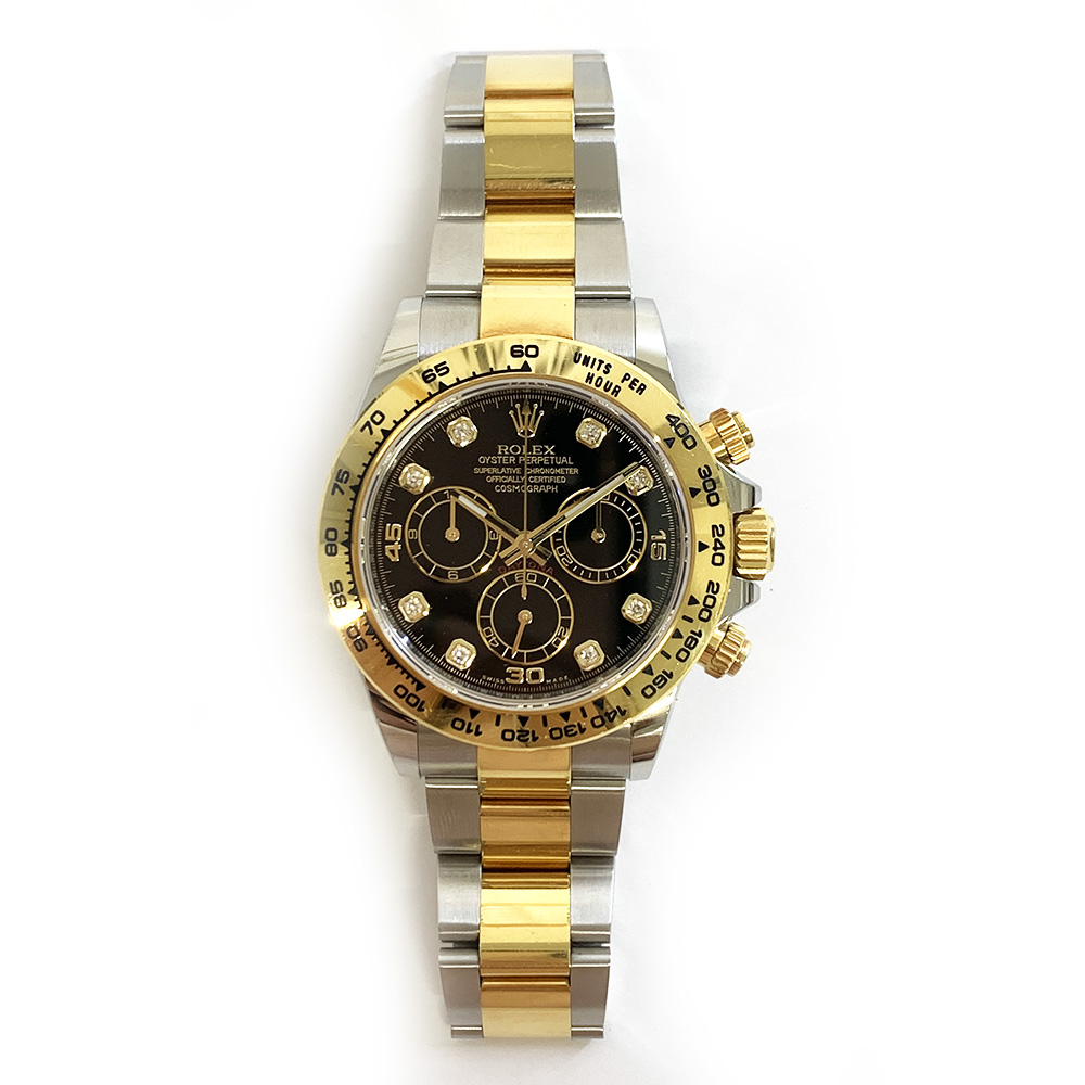Daytona Yellow Gold & Steel Black Dial 40mm Product Image 2