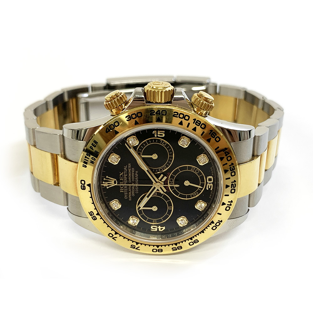 Daytona Yellow Gold & Steel Black Dial 40mm Product Image 3