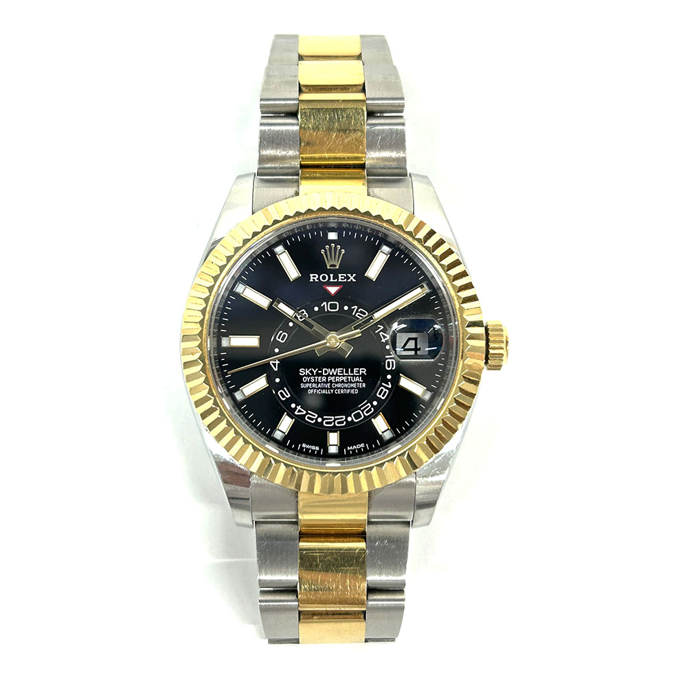 Sky-Dweller Yellow Gold & Steel Black Dial 42mm Product Image 2