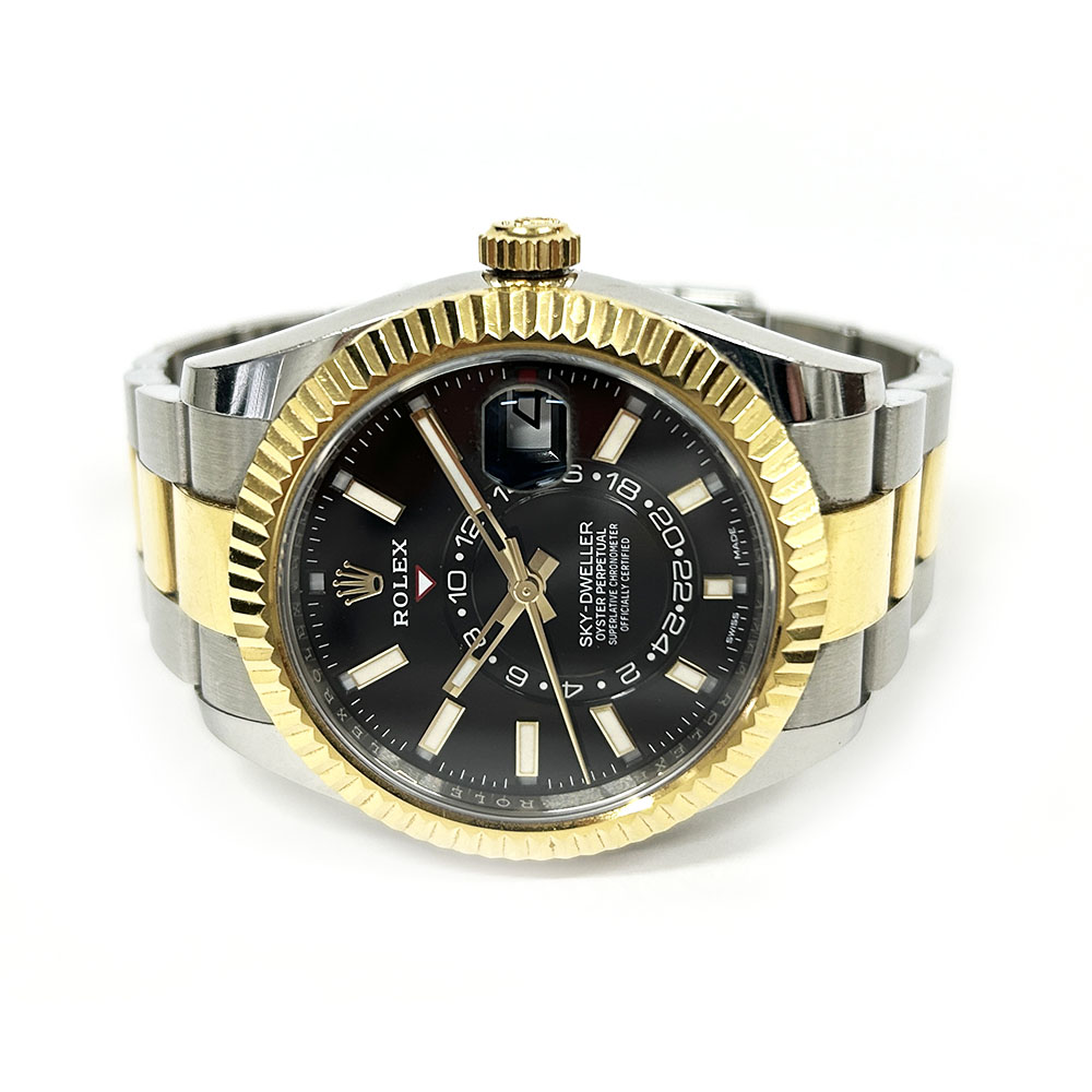 Sky-Dweller Yellow Gold & Steel Black Dial 42mm Product Image 3