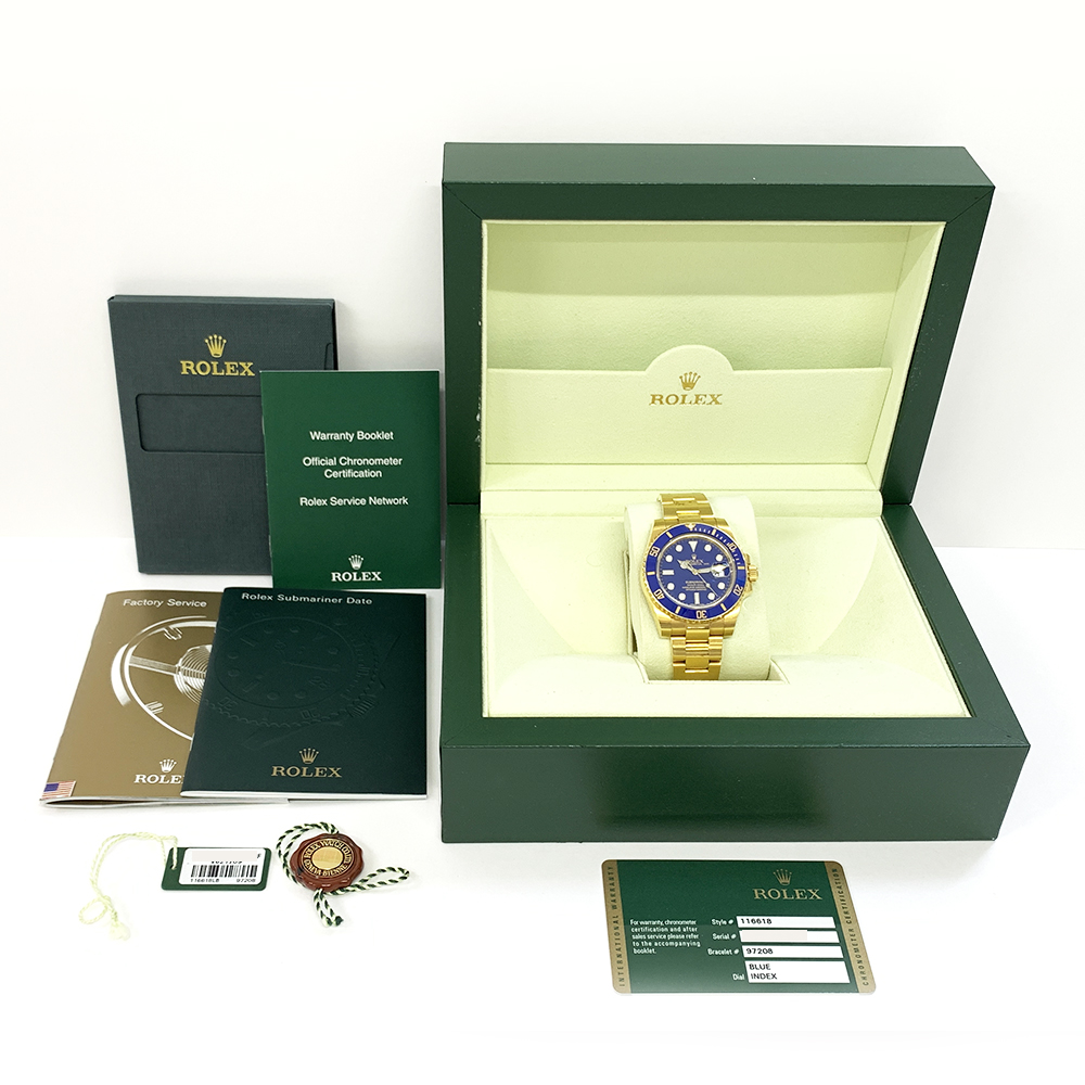 Submariner Date Yellow Gold Blue Dial 40mm Product Image 6