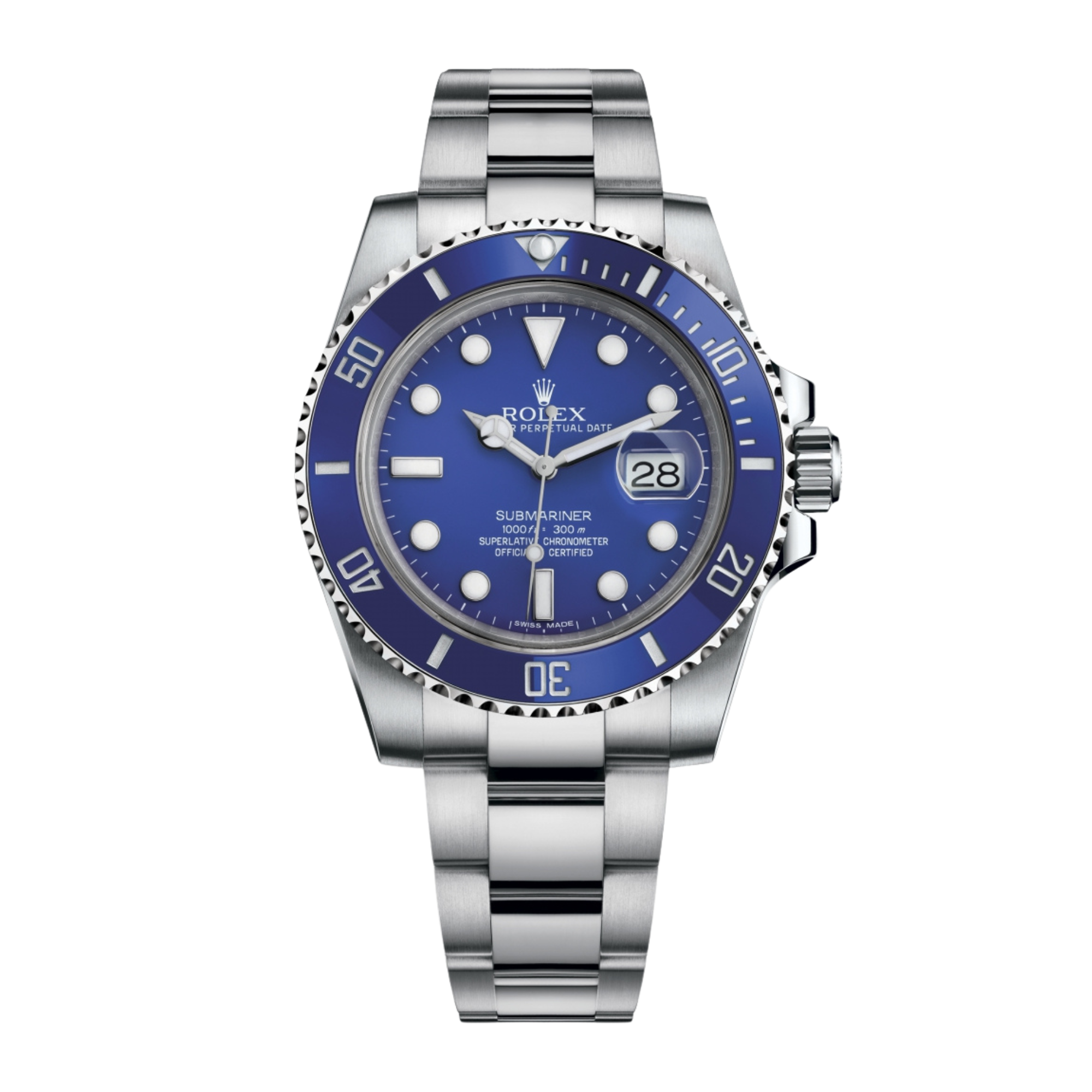 Submariner Date White Gold Blue Dial 40mm Product Image 1