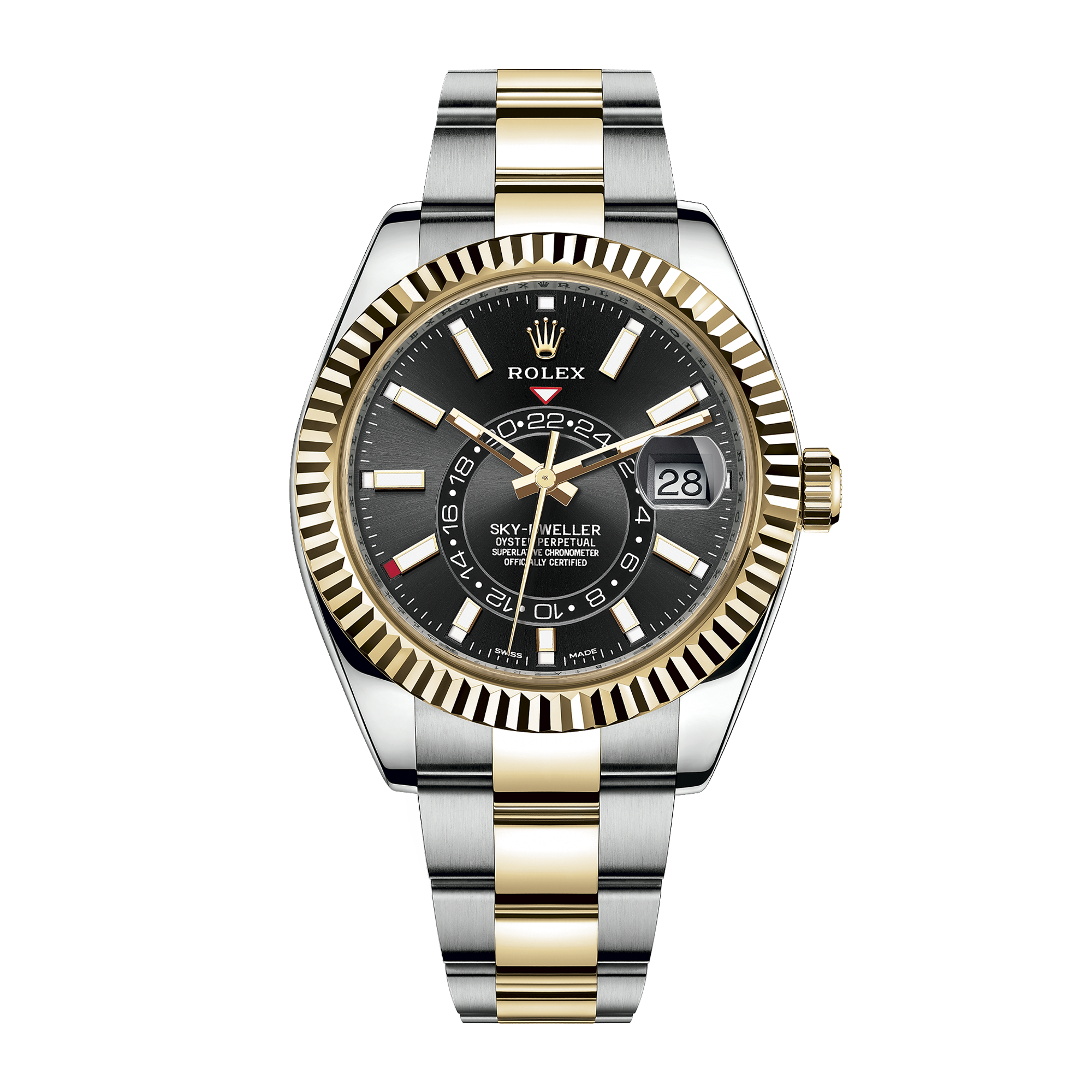 Sky-Dweller Yellow Gold & Steel Black Dial 42mm Product Image 1