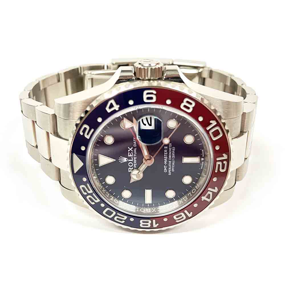 GMT-Master II White Gold Blue Dial "Pepsi" 40mm Product Image 3